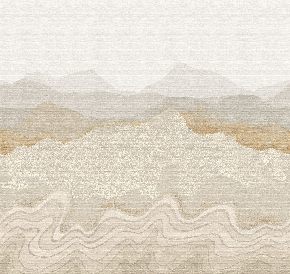 Masureel Fototapete Panel Amazone Nebula Gold DGZON2021260