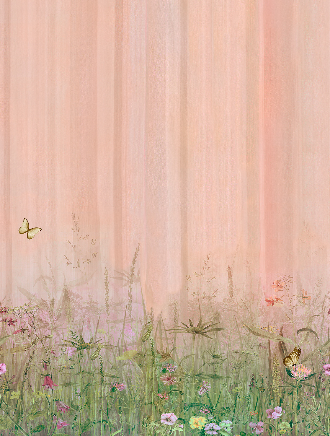 Decoprint Fototapete Cute Walls Wildblumenwiese CW60231