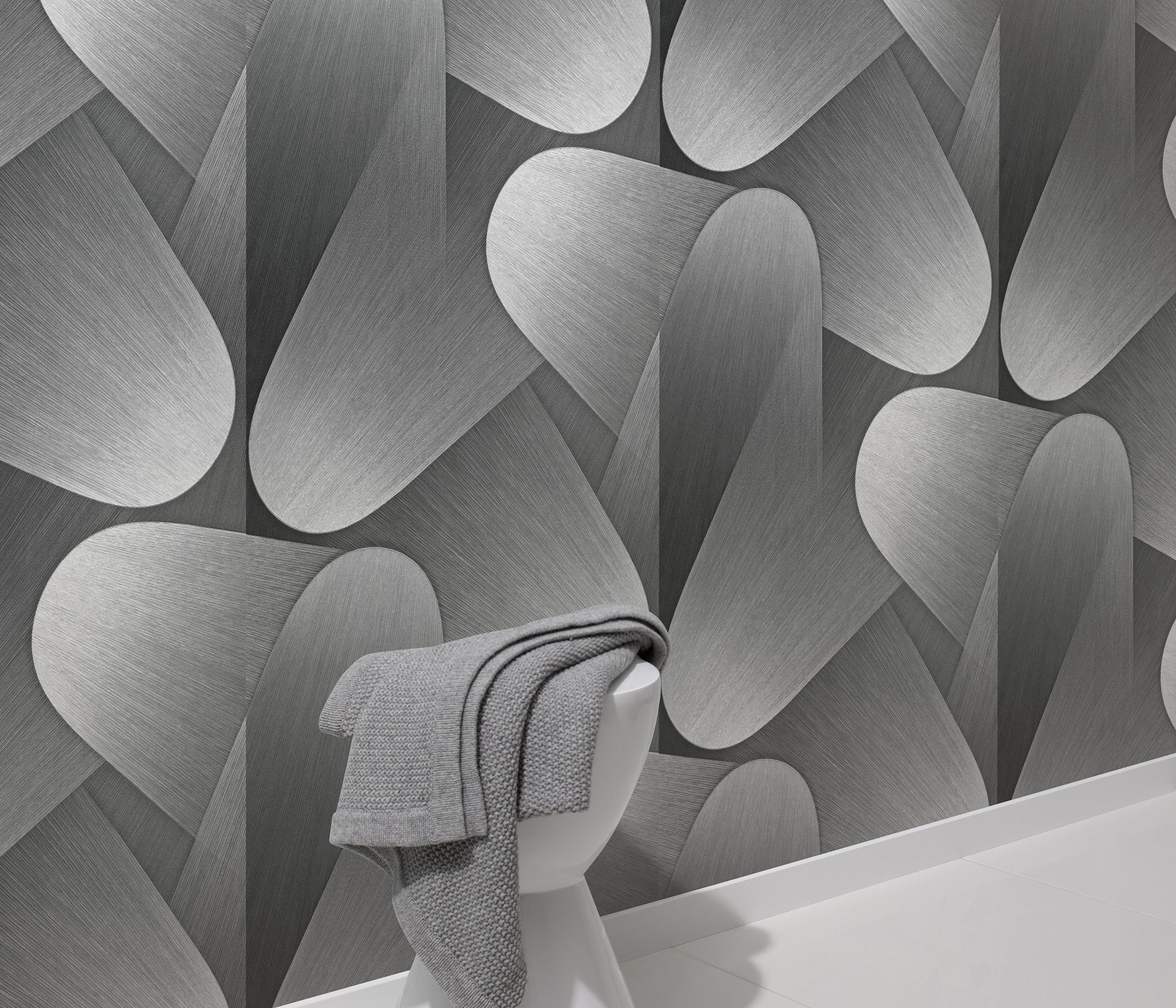 Erismann Vliestapete Elysium silber 1042329