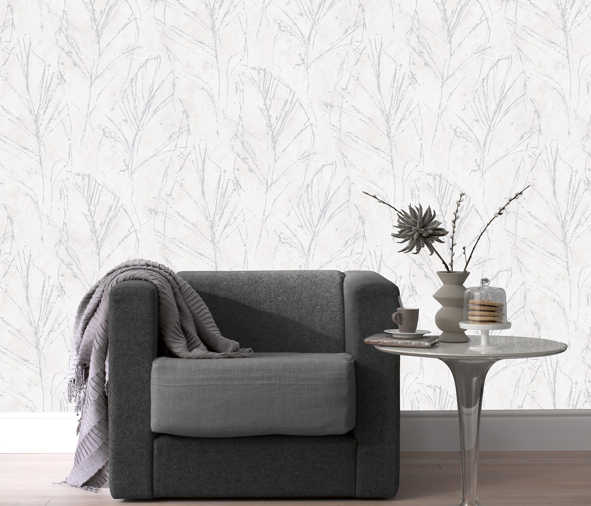 Erismann Vliestapete Evolution Strukturtapete grau 1032131