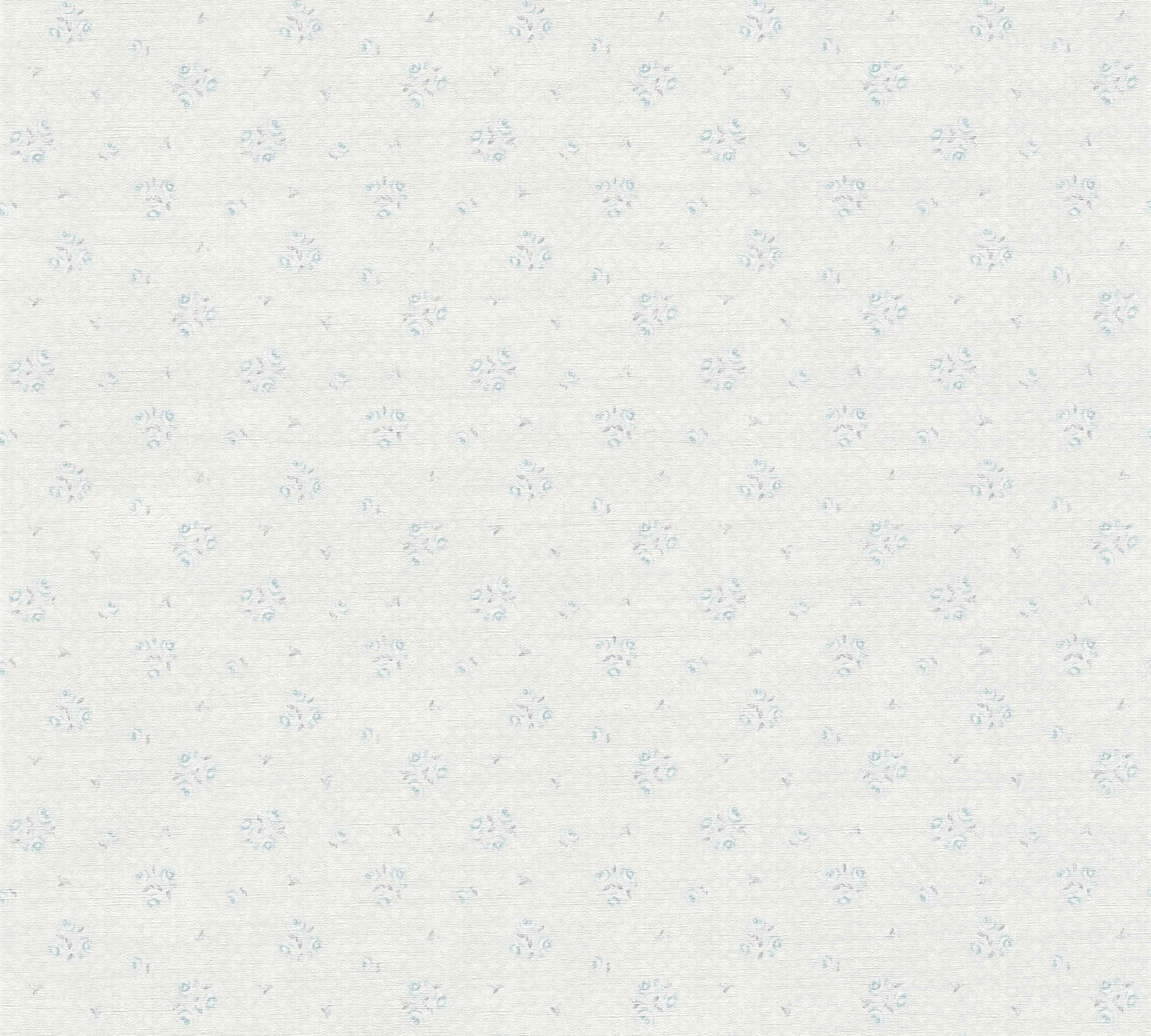 AS Vliestapete Maison Charme Blümchen hellgrau 390674