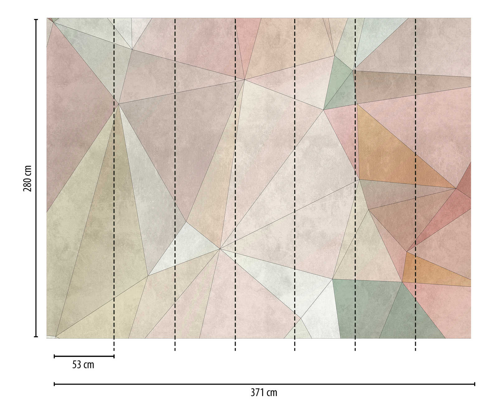 Livingwalls Vliestapete The Wall Geometrisch 382861
