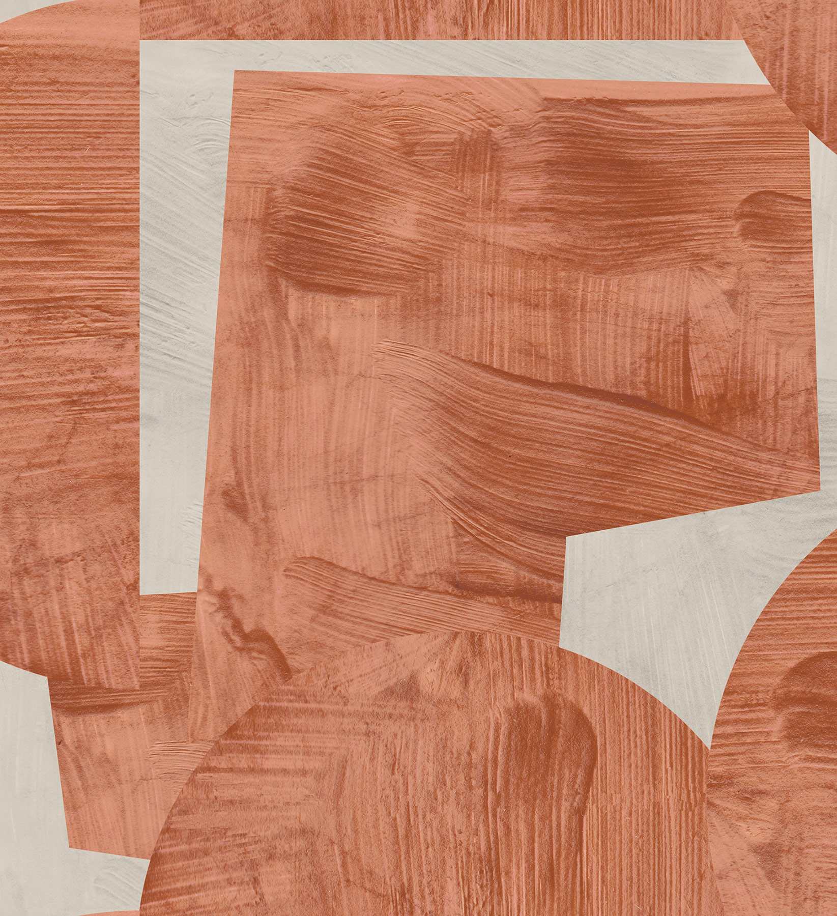 Hohenberger Vliestapete Artist Geometric Orange 65456