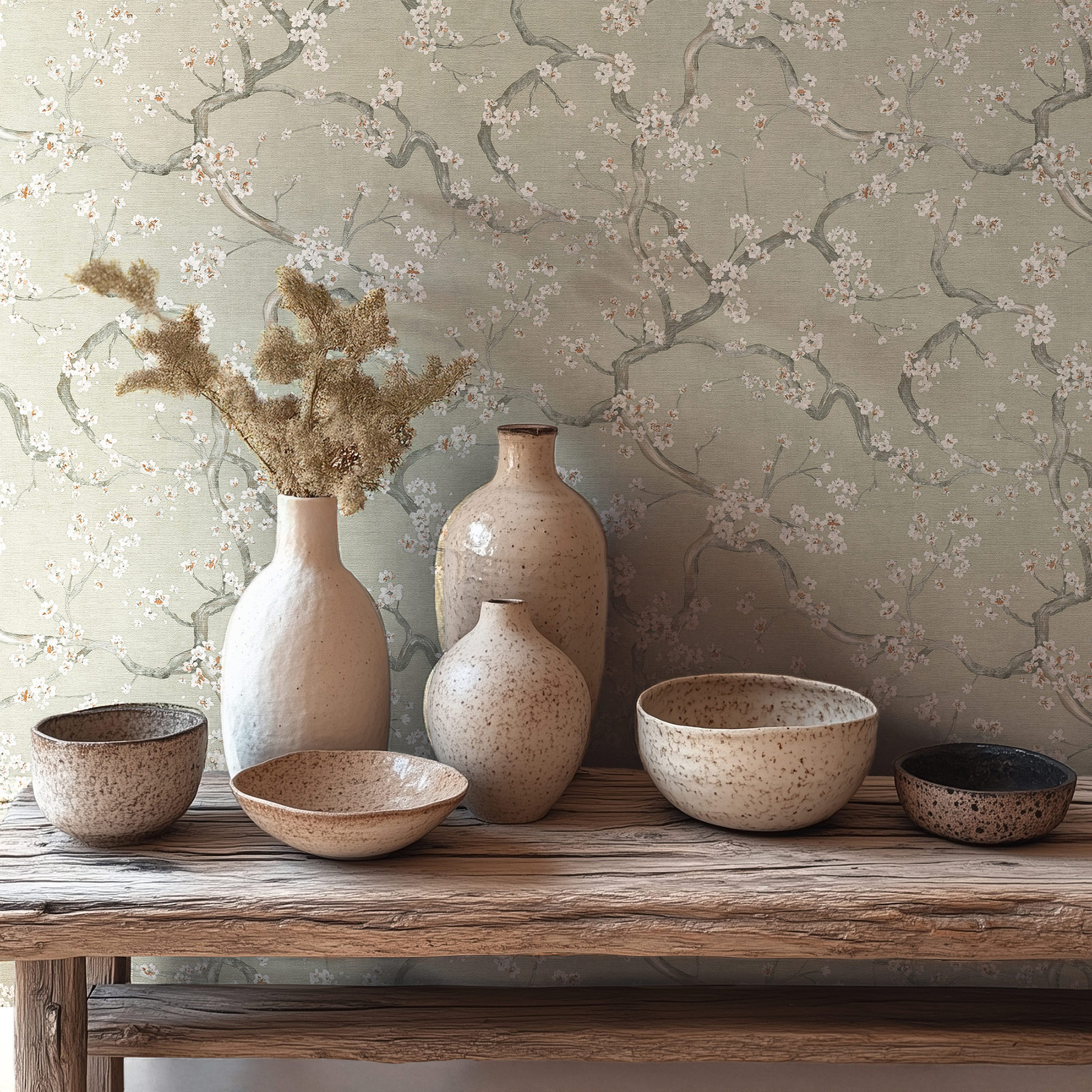 AS Vliestapete MS Hot Spots Floral Grün 781991