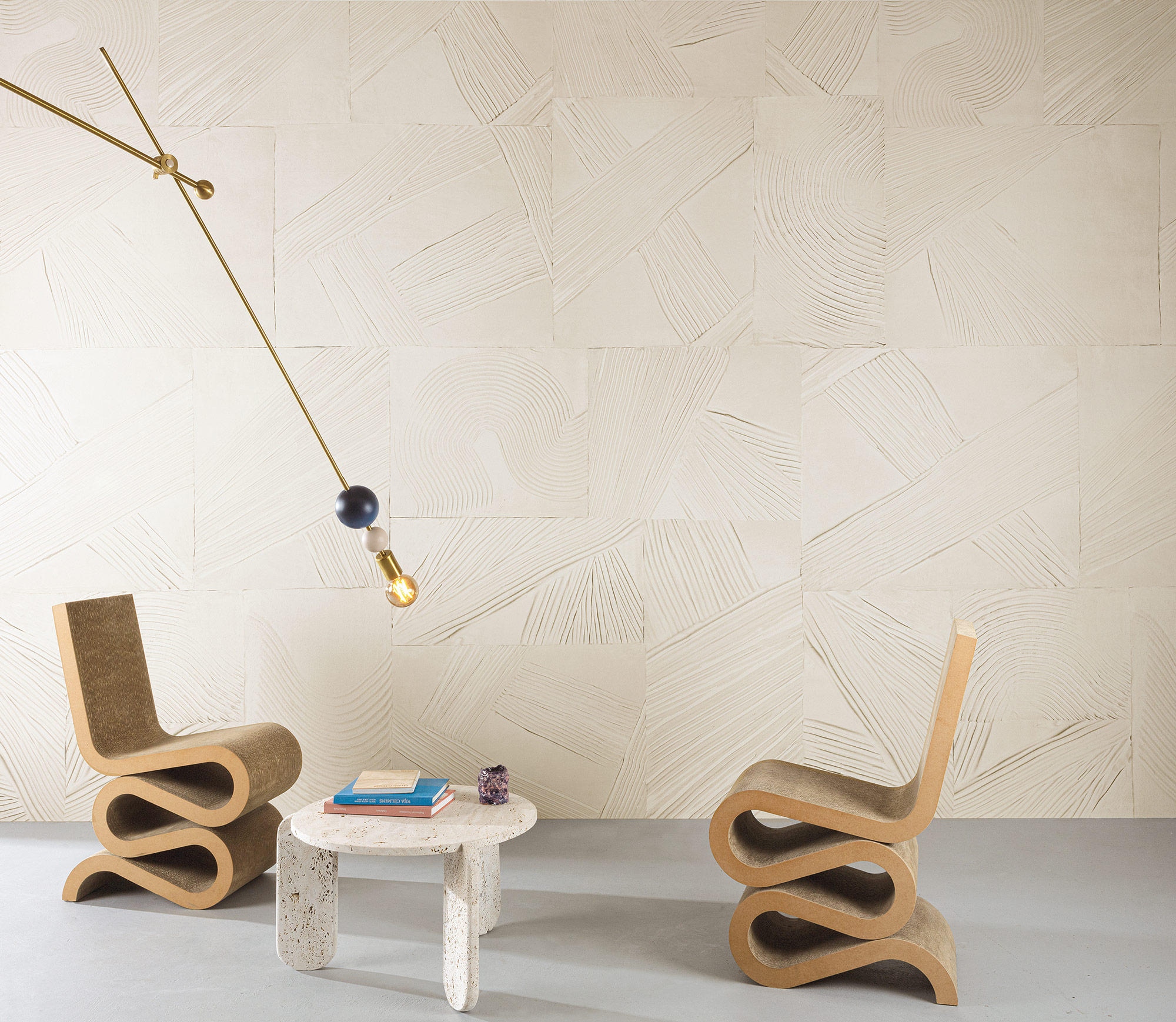 Masureel Fototapete Panel Rock Paros White DGROC3011260