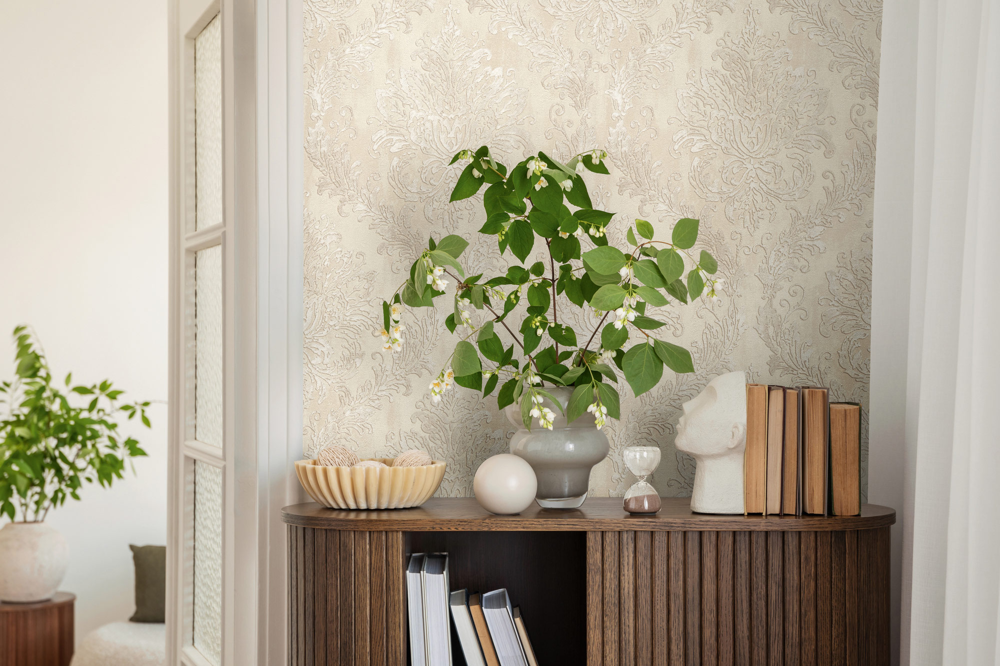 AS Vliestapete History of Art 2 Ornament Beige 790495