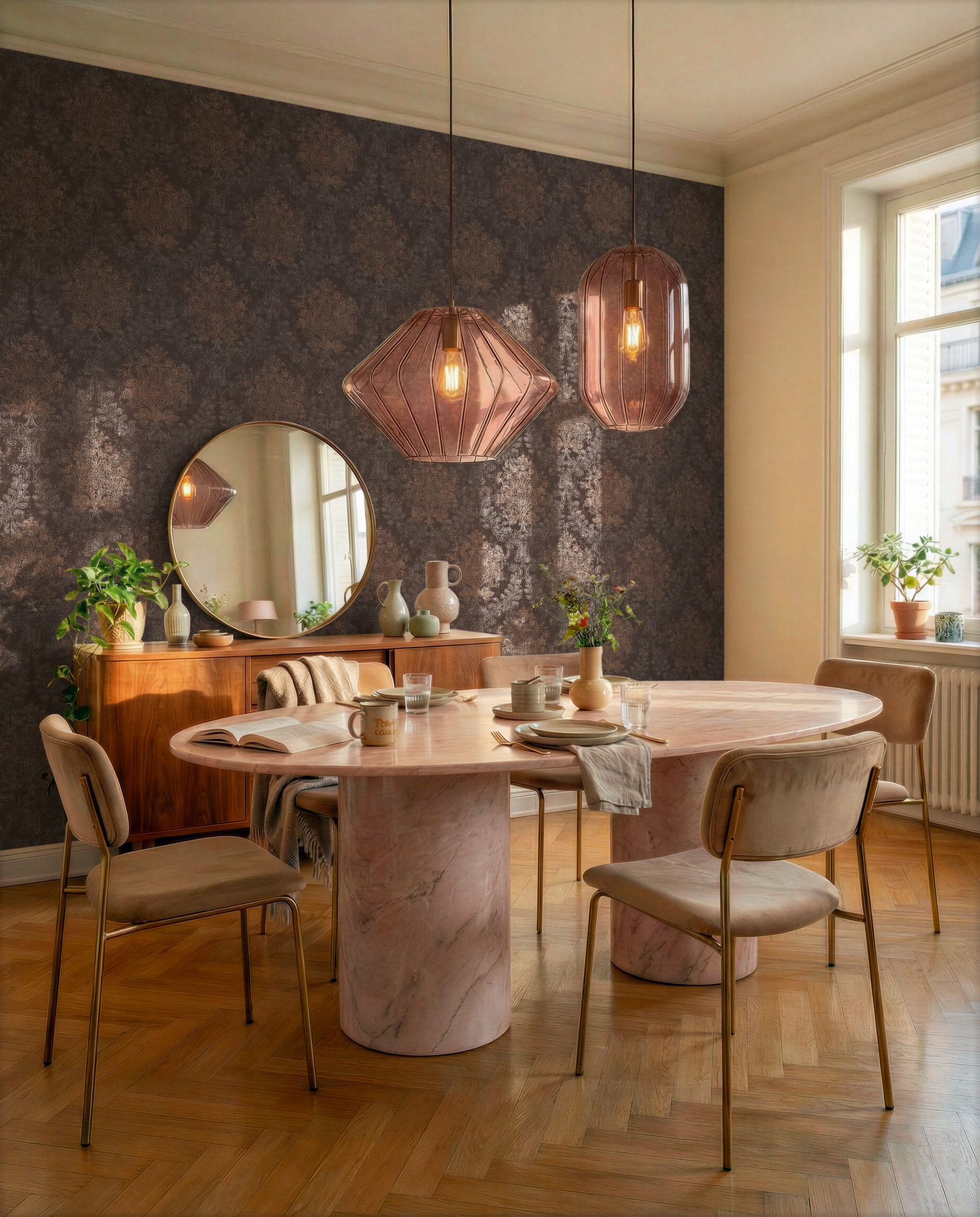 AS Vliestapete Trend Spectrum Barocktapete Braun 792284