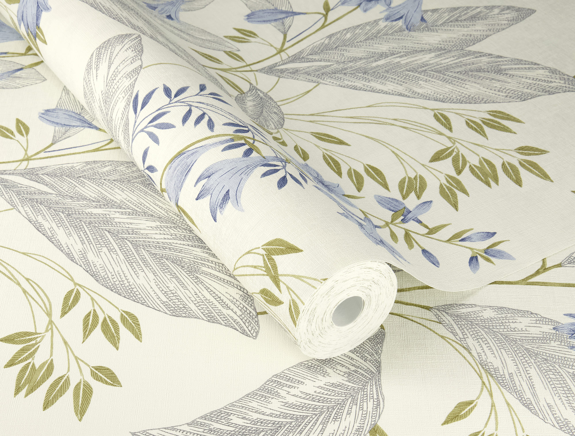 Rasch Vliestapete Beltesto Blau Floral 794441