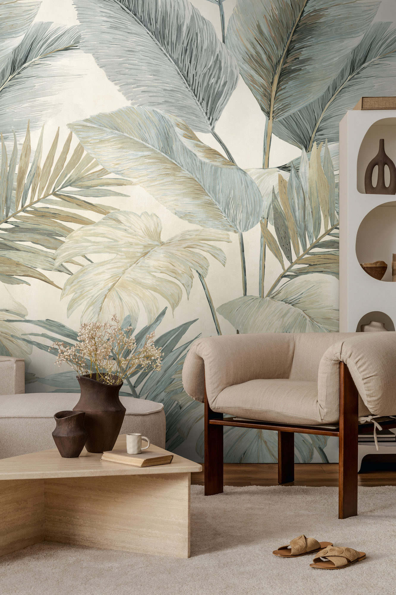 AS Fototapete The Wall 4 Botanik Creme 792513