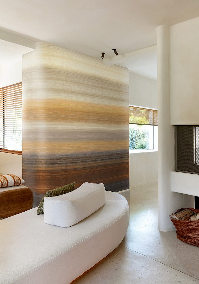 Masureel Fototapete Serica Chanderi Peach DGRIC201260