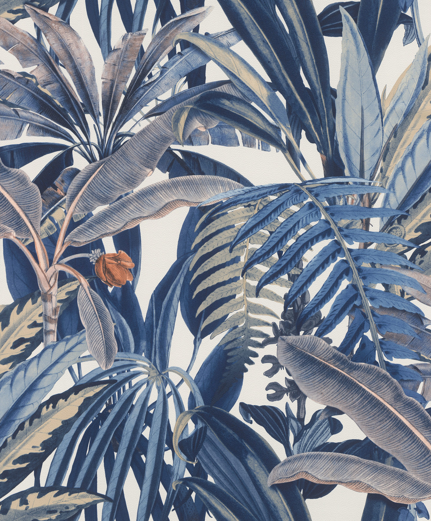 Rasch Vliestapete Symphony Blau Dschungel 689501