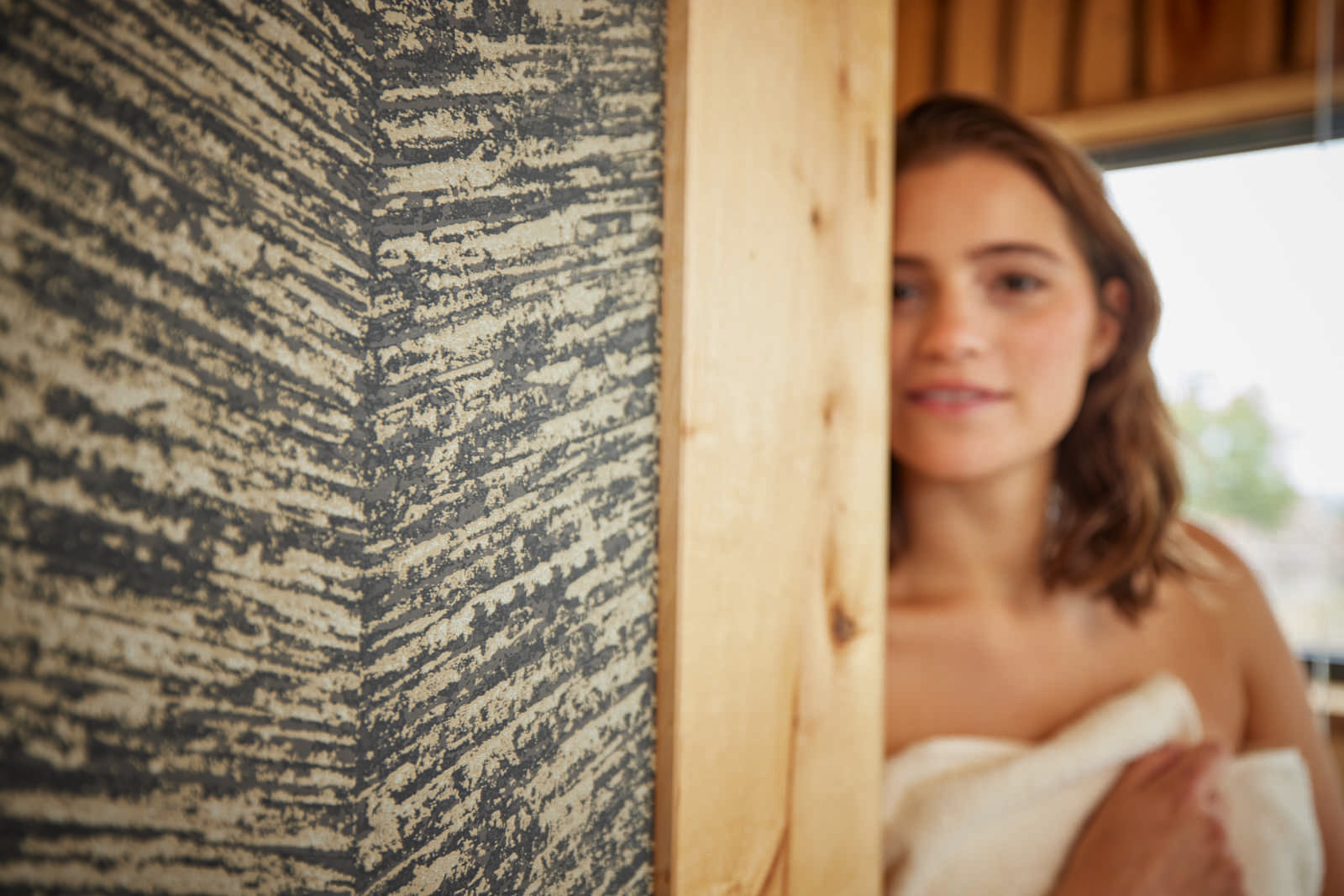 Livingwalls Vliestapete My Home My Spa Geometrisch 386971