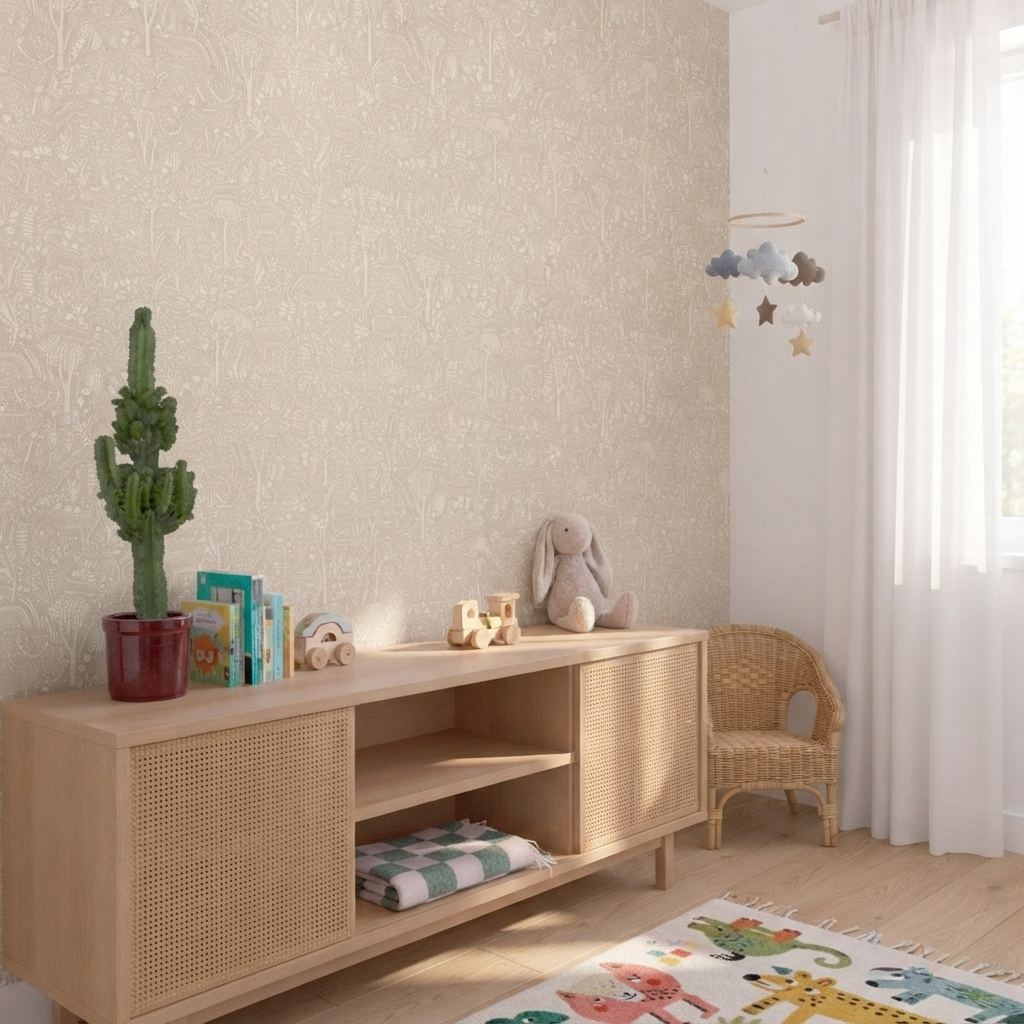 Grandeco Vliestapete Little Dreamers beige LD3403