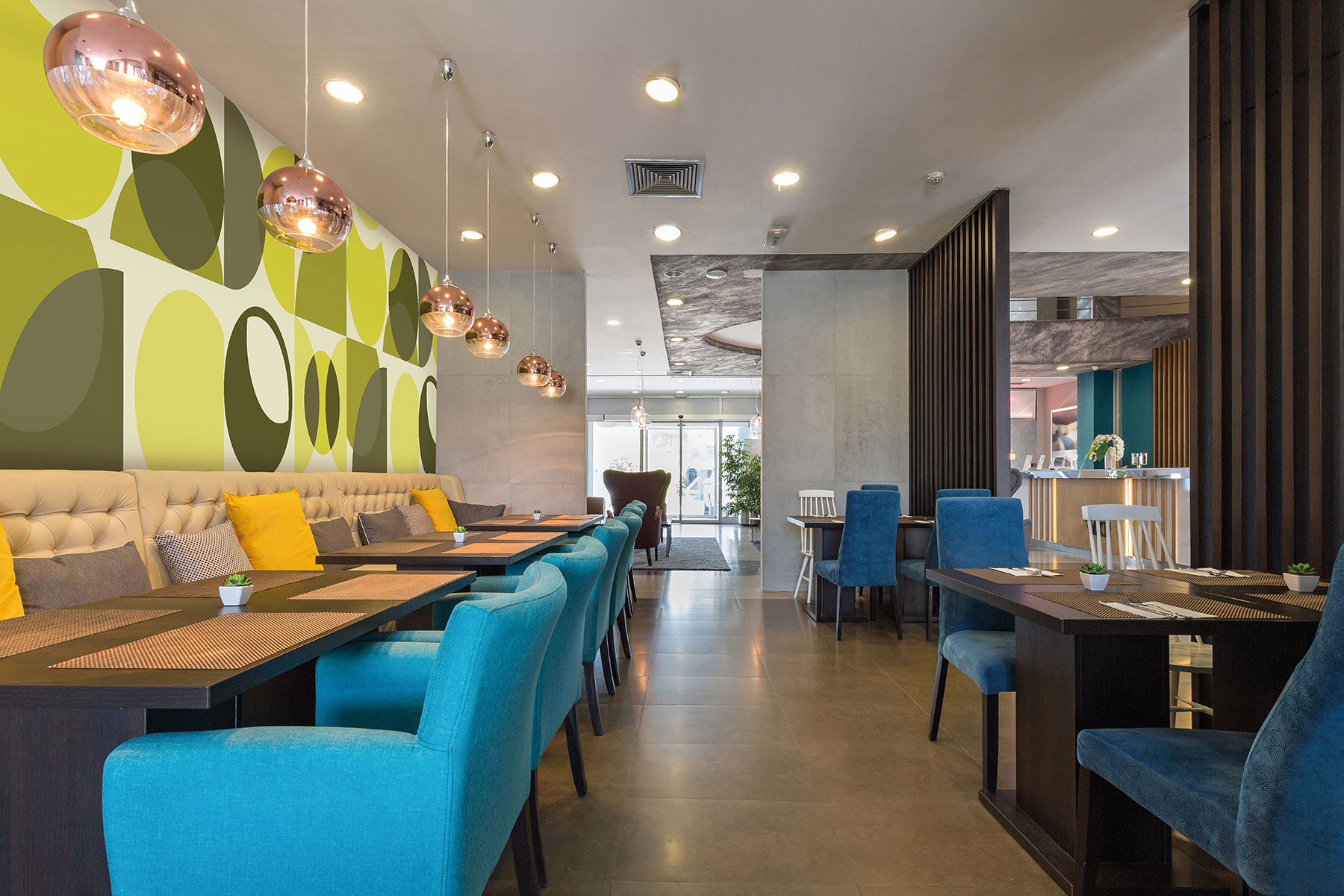 AS Fototapete Atelier 47 CirclesArt Retro DD117670