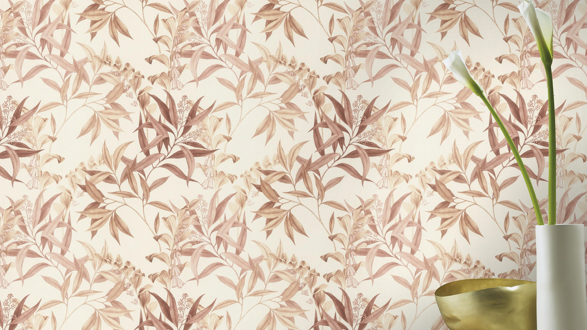 Rasch Vliestapete Liverna Braun-taupe 417319