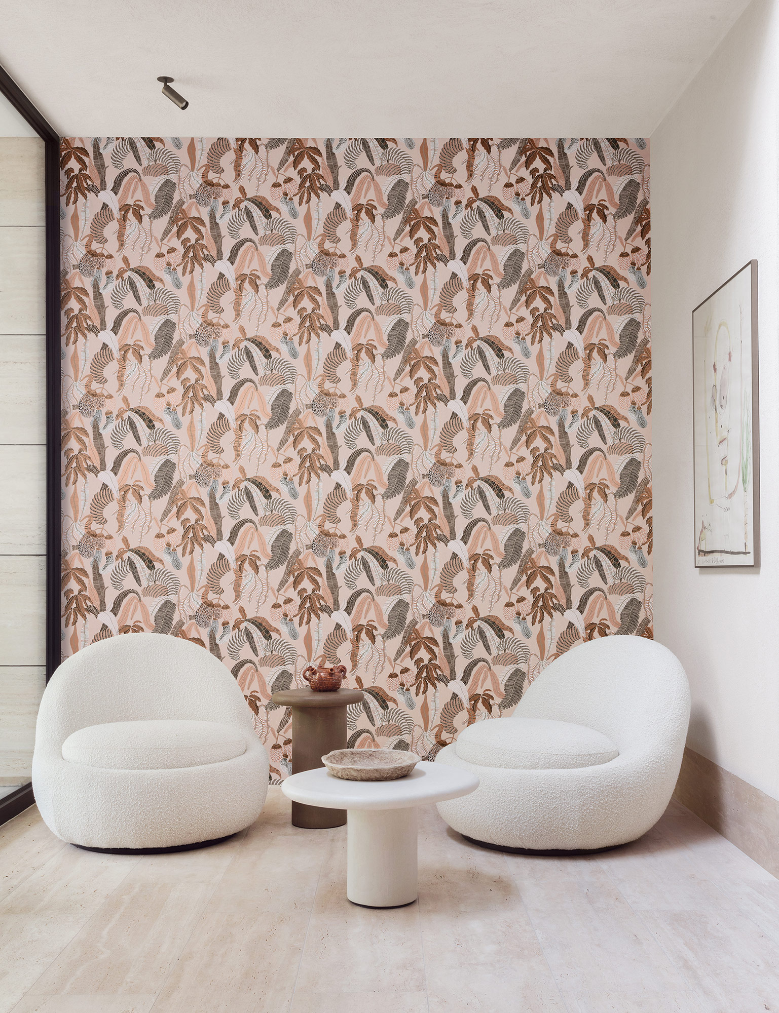 Masureel Vliestapete Romance Ninfa Cinnamon ROM004