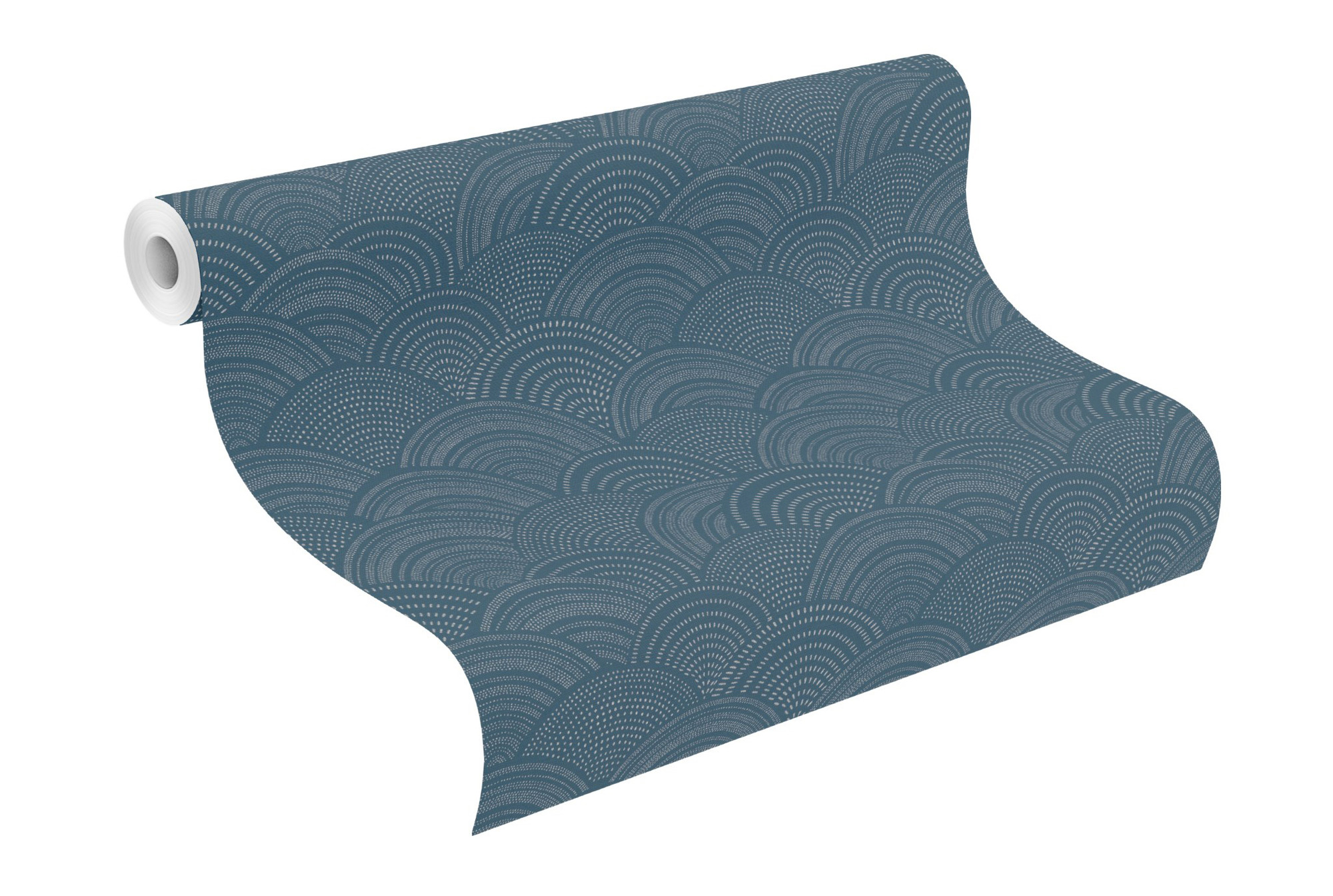 Rasch Vliestapete Allegretto Blau-Dunkelblau 581409