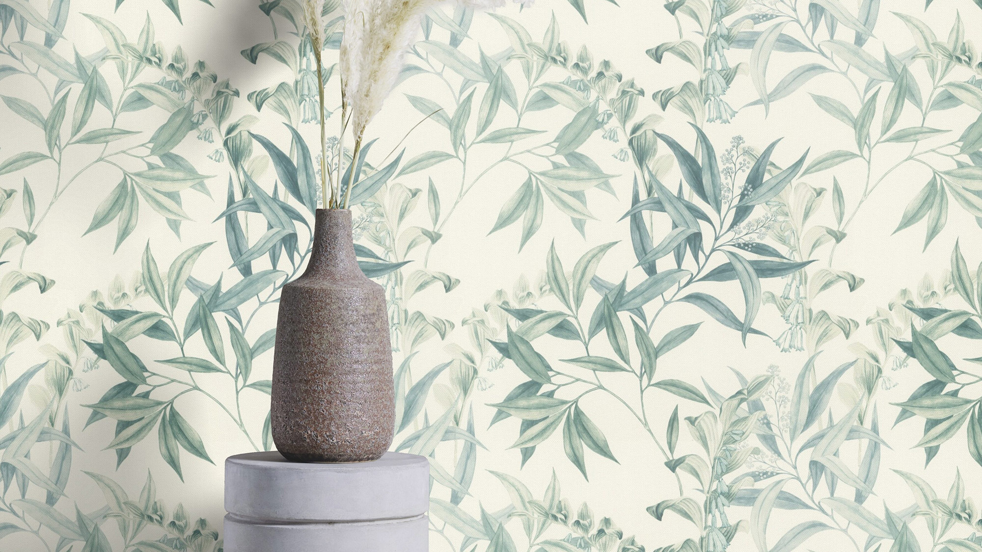 Rasch Vliestapete Liverna Grün-taupe 417340