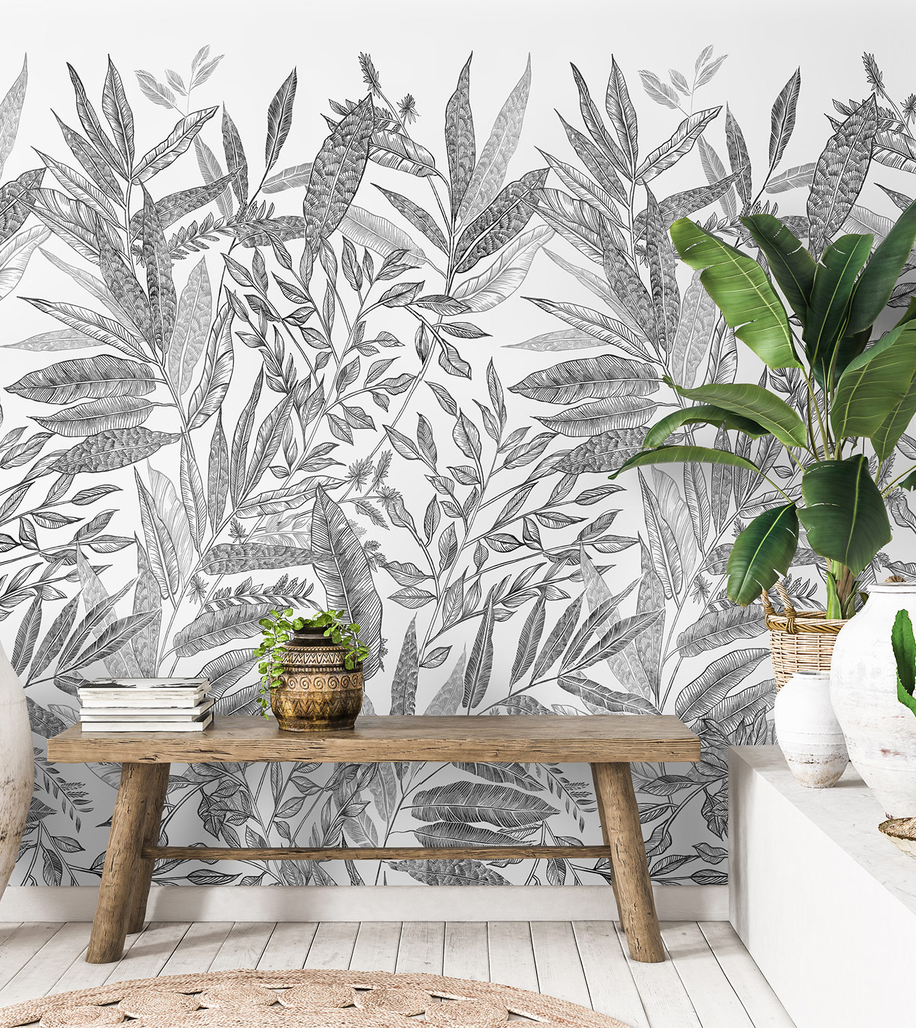 Grandeco Wandbild Eine Rolle ein Motiv Jungle Fever JF6101
