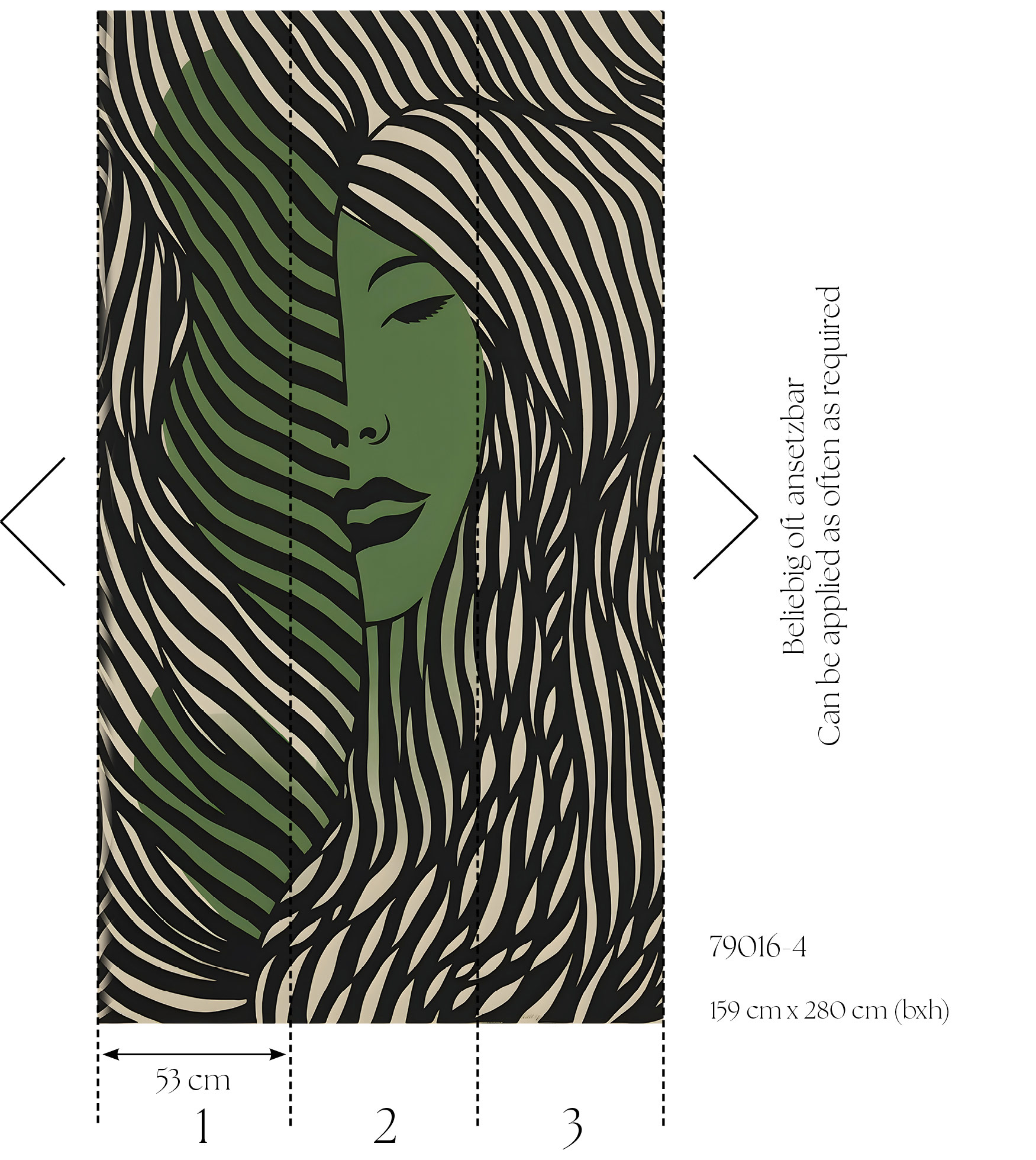 AS Fototapete MS Hot Spots Wellen-Optik Creme 790164