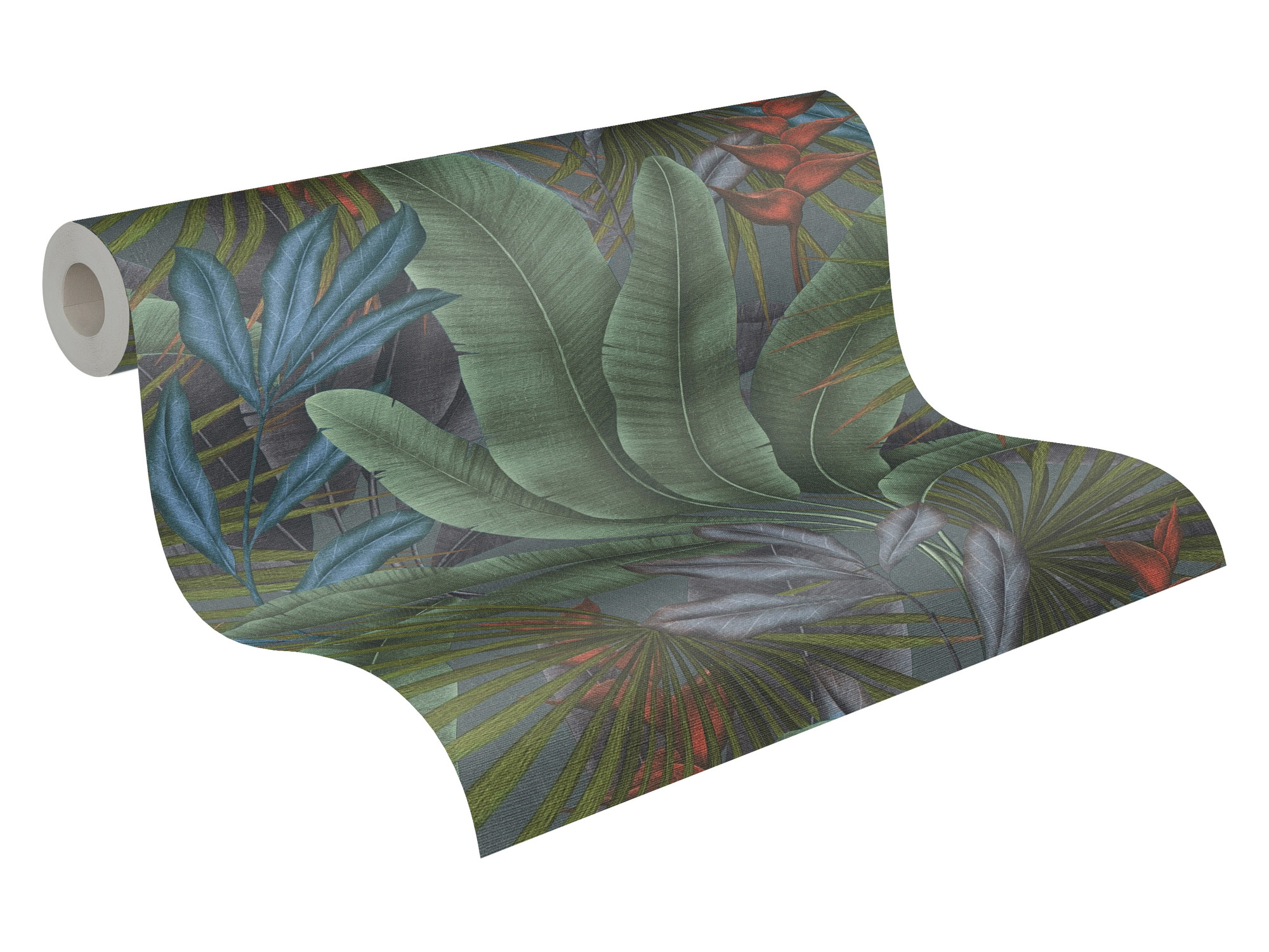 Livingwalls Vliestapete Stories of Life Dschungel grau 39647