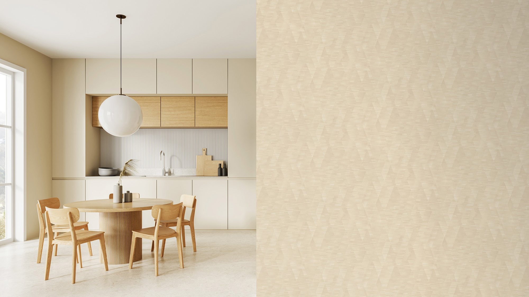 Rasch Vliestapete Liverna Beige-taupe 417241