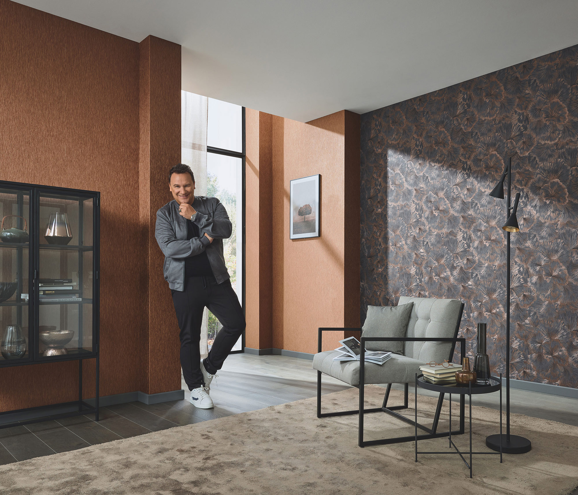 Erismann Vliestapete GMK Fashion for Walls 4 dunkelgrau 1037