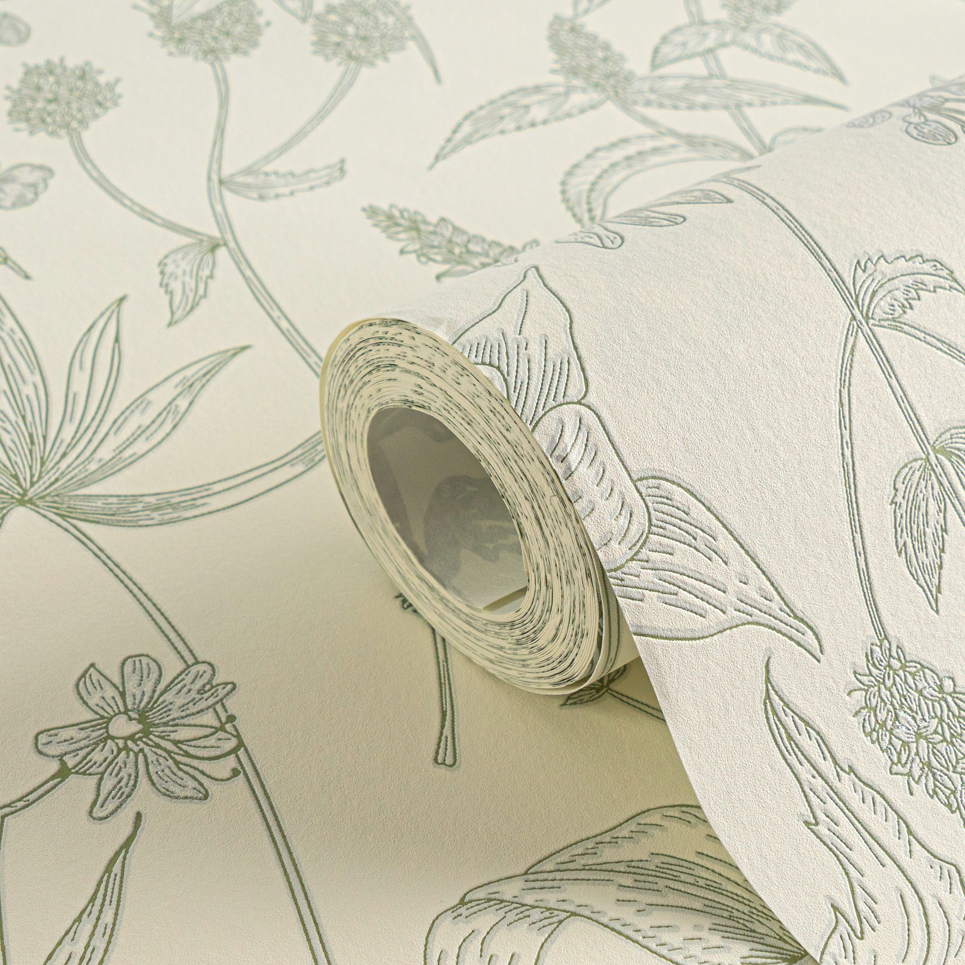 AS Vliestapete Casual Living Grün Pflanzen 373635