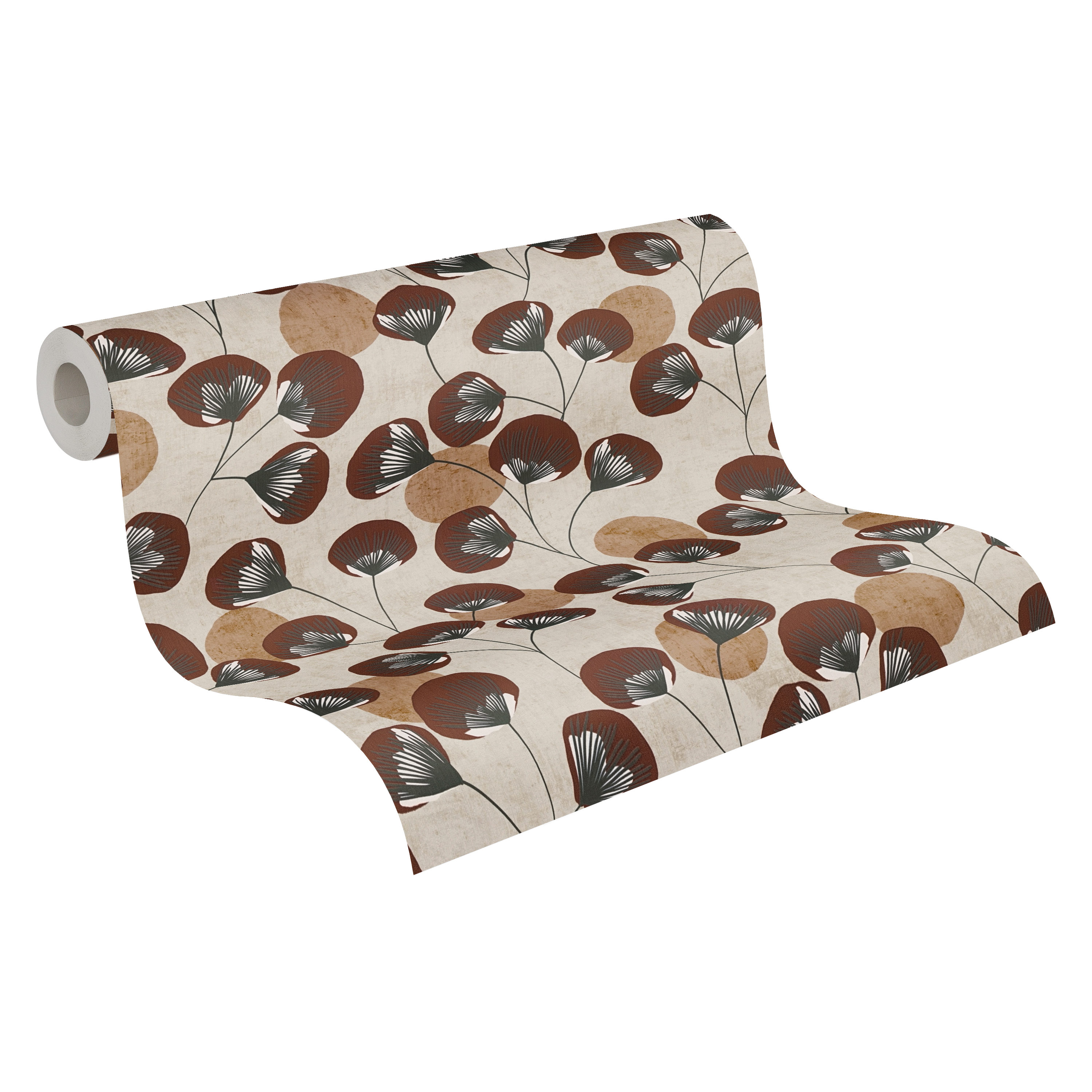 AS Vliestapete Nordic Feeling Floral Braun 791514