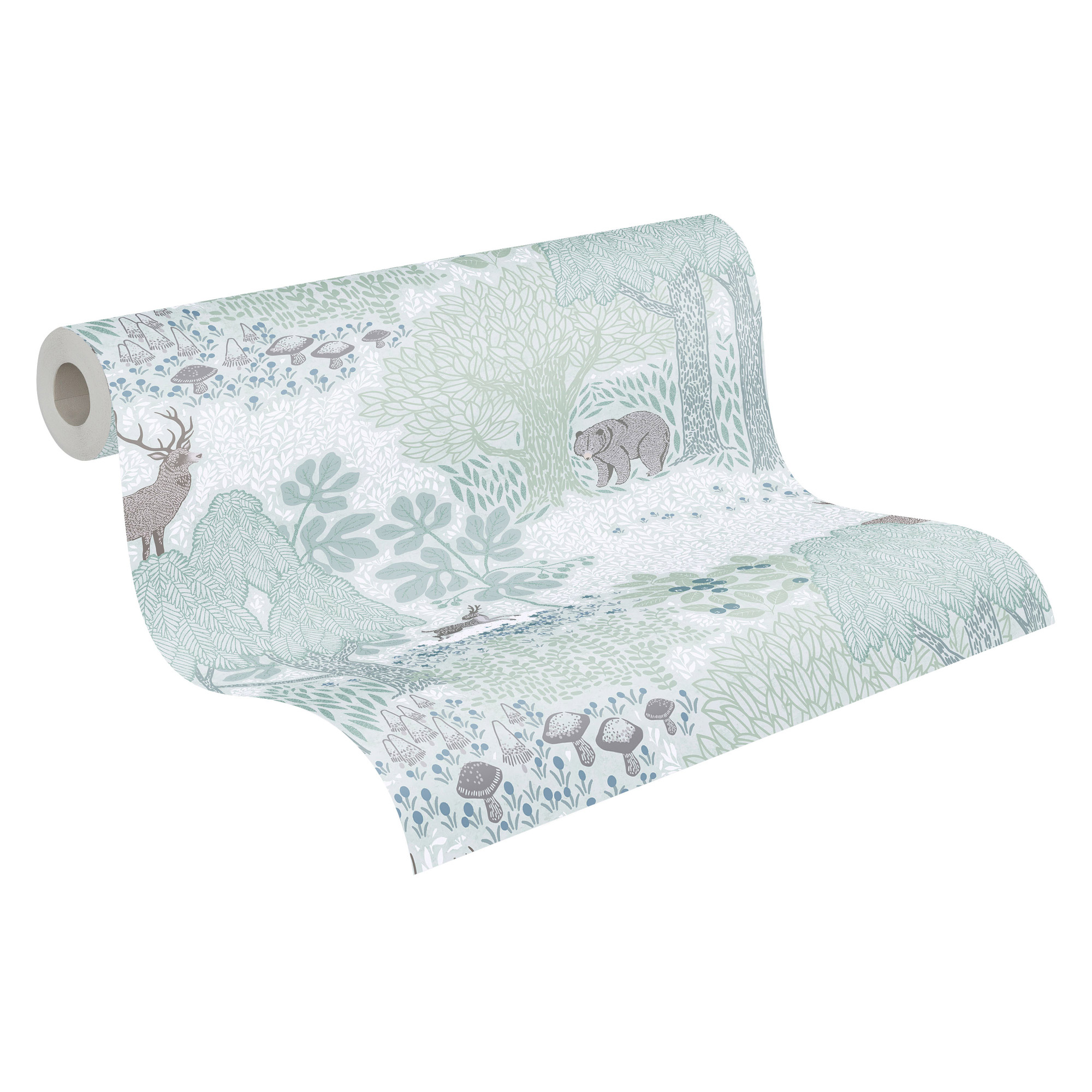 AS Vliestapete Lilly & Luis Wald Braun 771331