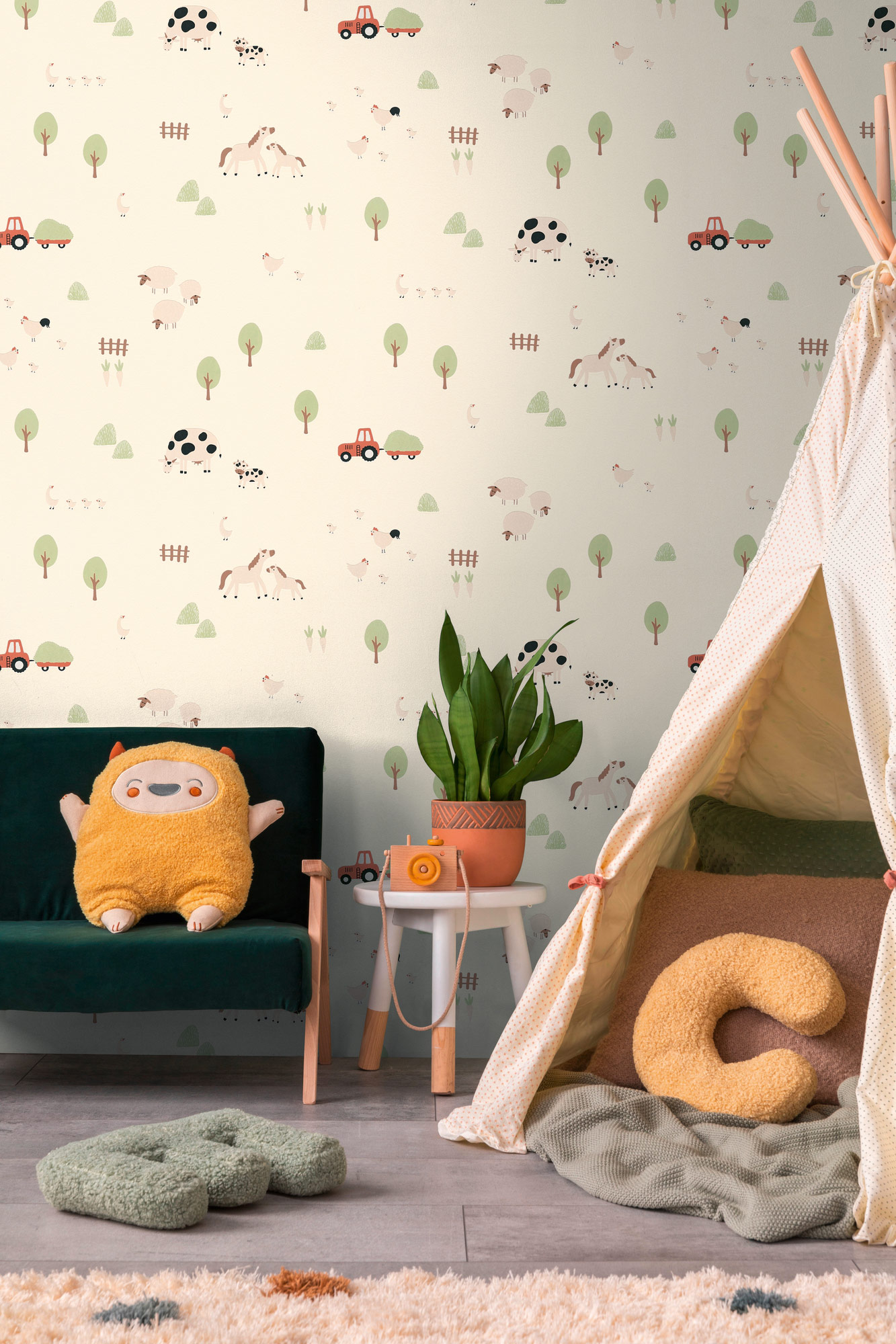 AS Vliestapete Kids Studio Kinderzimmertapete Creme 792651