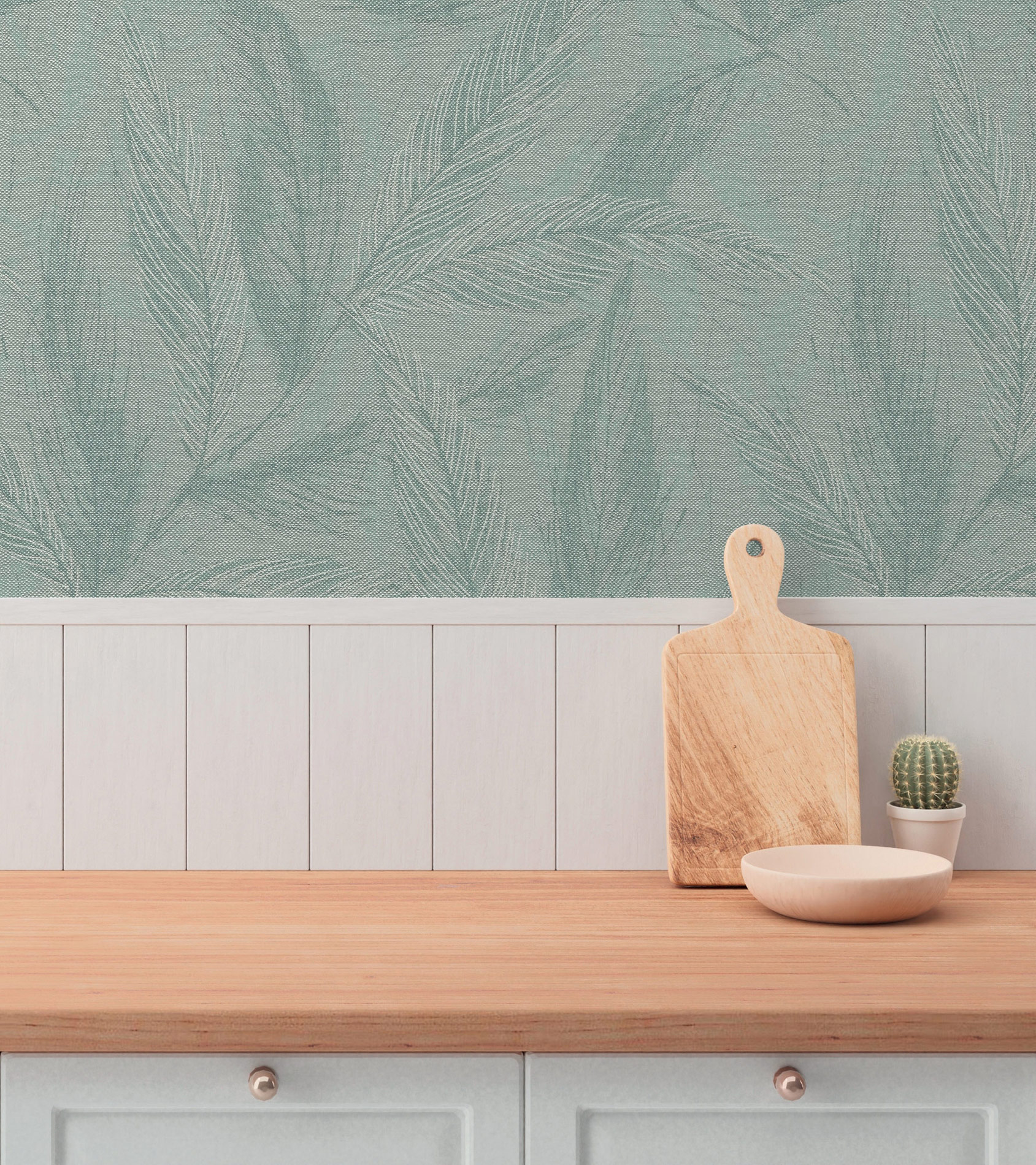 AS Vliestapete Hygge 3 Natur Grün 790965