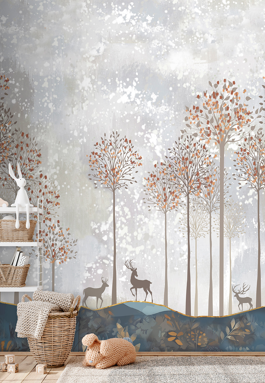 Decoprint Fototapete Cute Walls Waldhirsch CW60471
