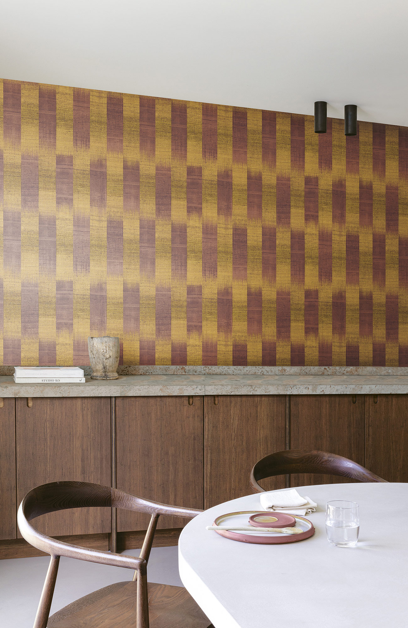 Masureel Vliestapete Serica Patola Umber RIC103