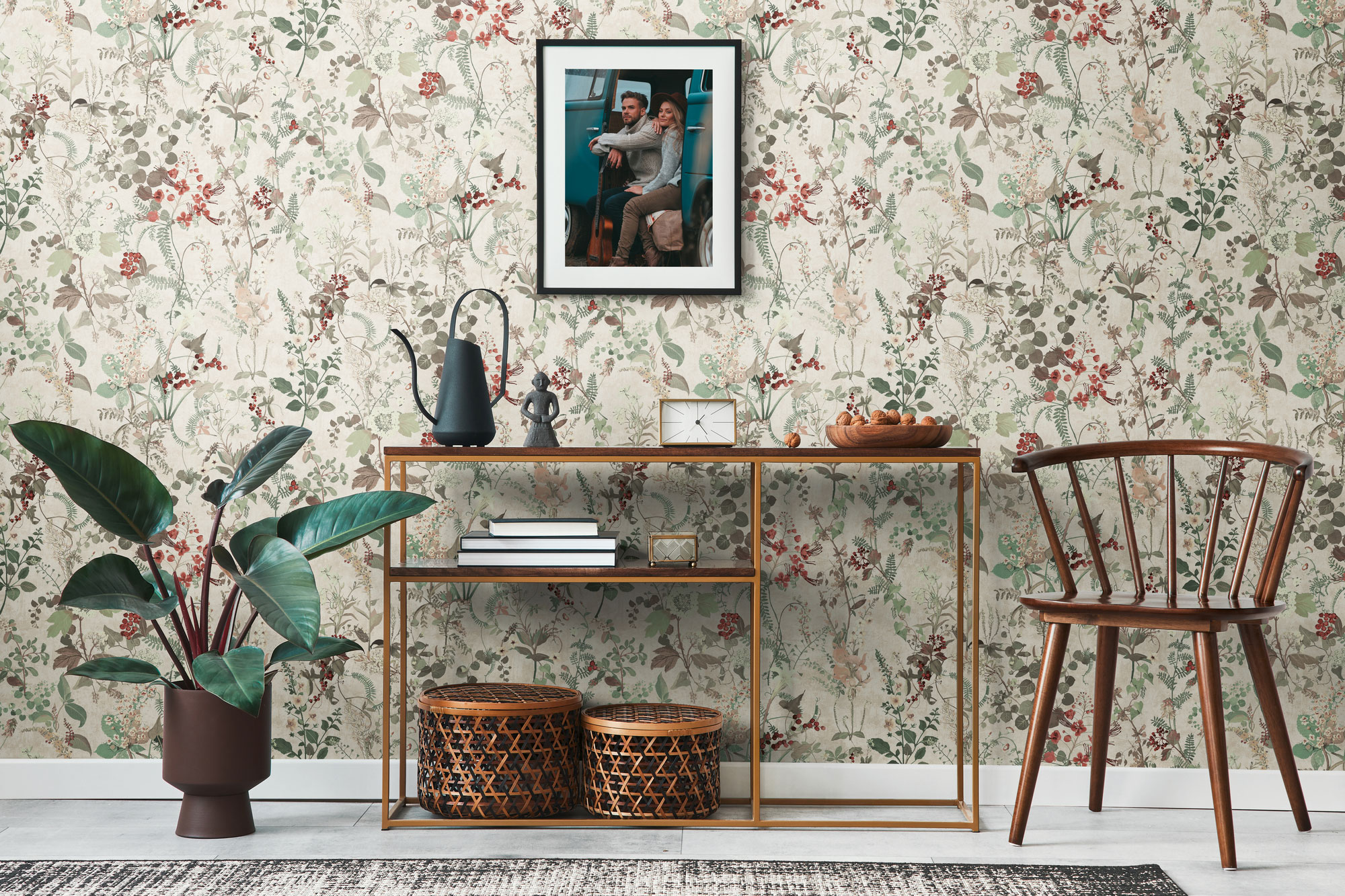 AS Vliestapete The BOS weiß Blumentapete 388252