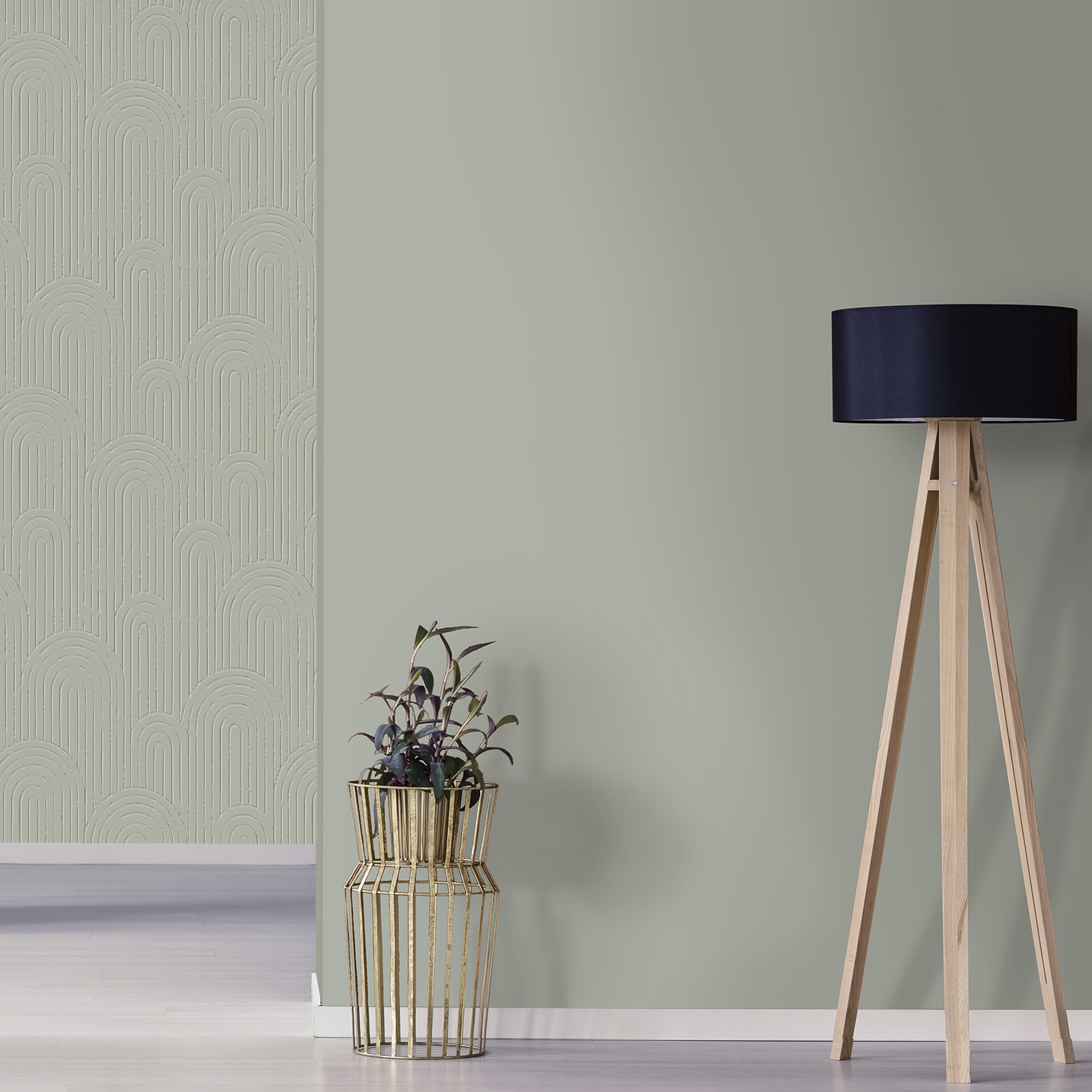 Hohenberger Vliestapete Chalk Chalk Uni Jade 65536