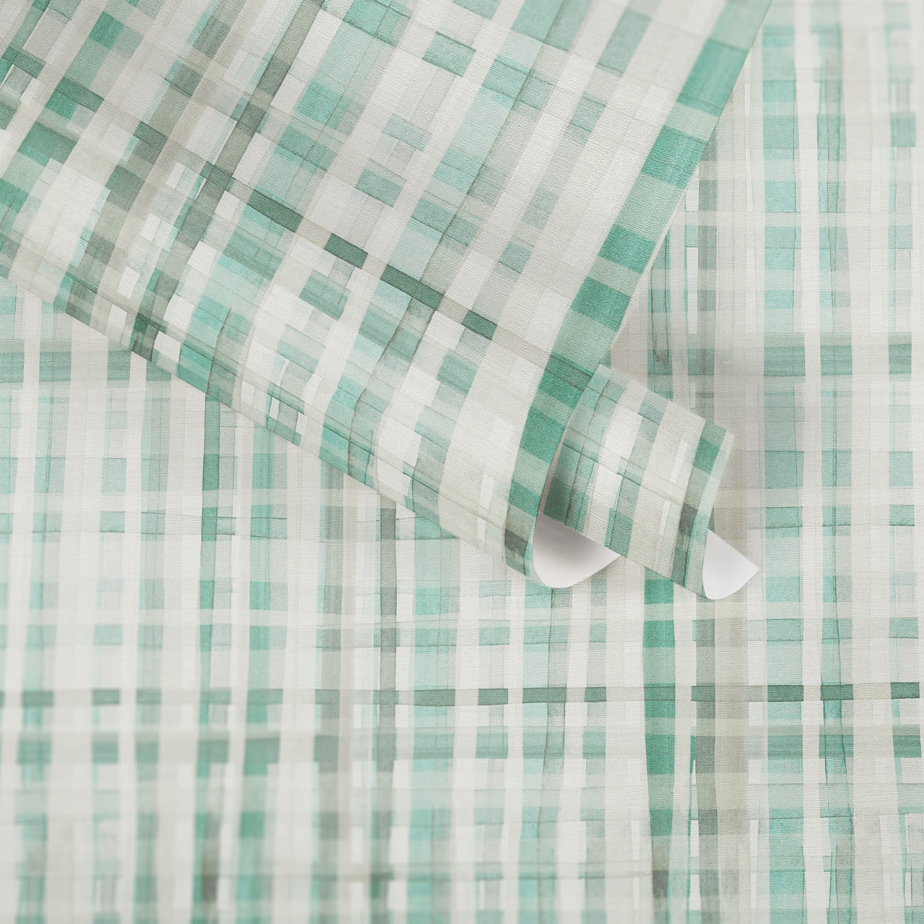 AS Vliestapete Anna d'Andrea Kariert Creme 782243