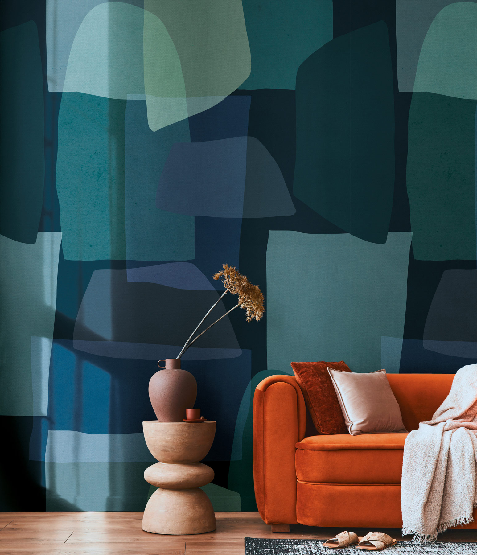 AS Vliestapete Anna d'Andrea Abstrakt Blau 782061