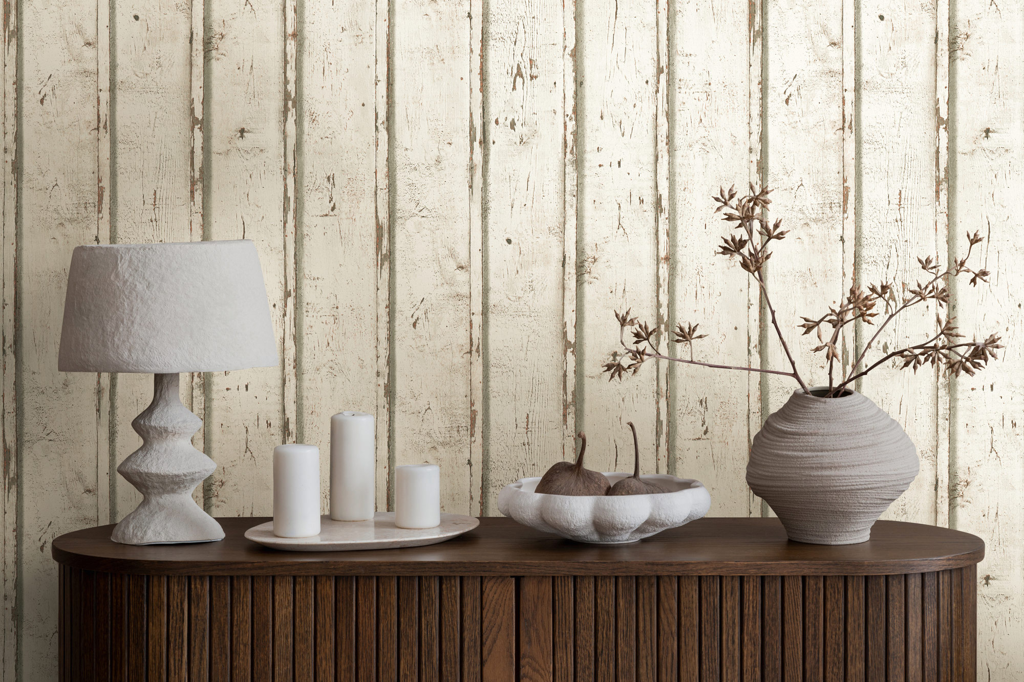 AS Vliestapete Elements 2 Holzoptik weiß 953701