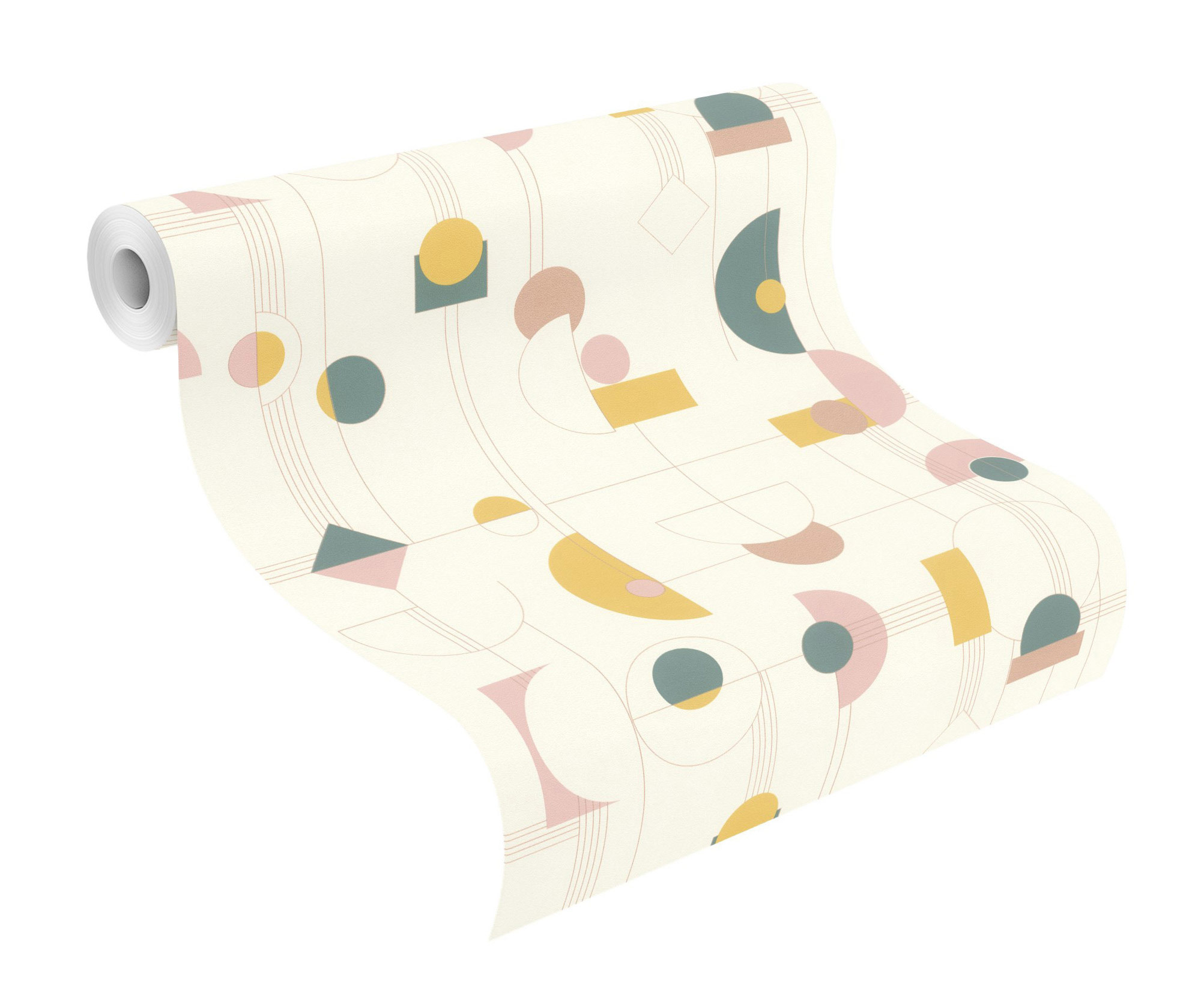 Rasch Vliestapete Beltesto Gelb Grafisch 795271