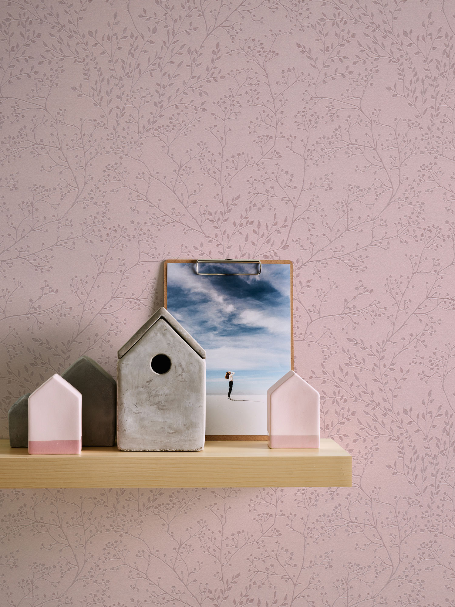 AS Vliestapete Trendwall 2 Blumentapete rose 381002