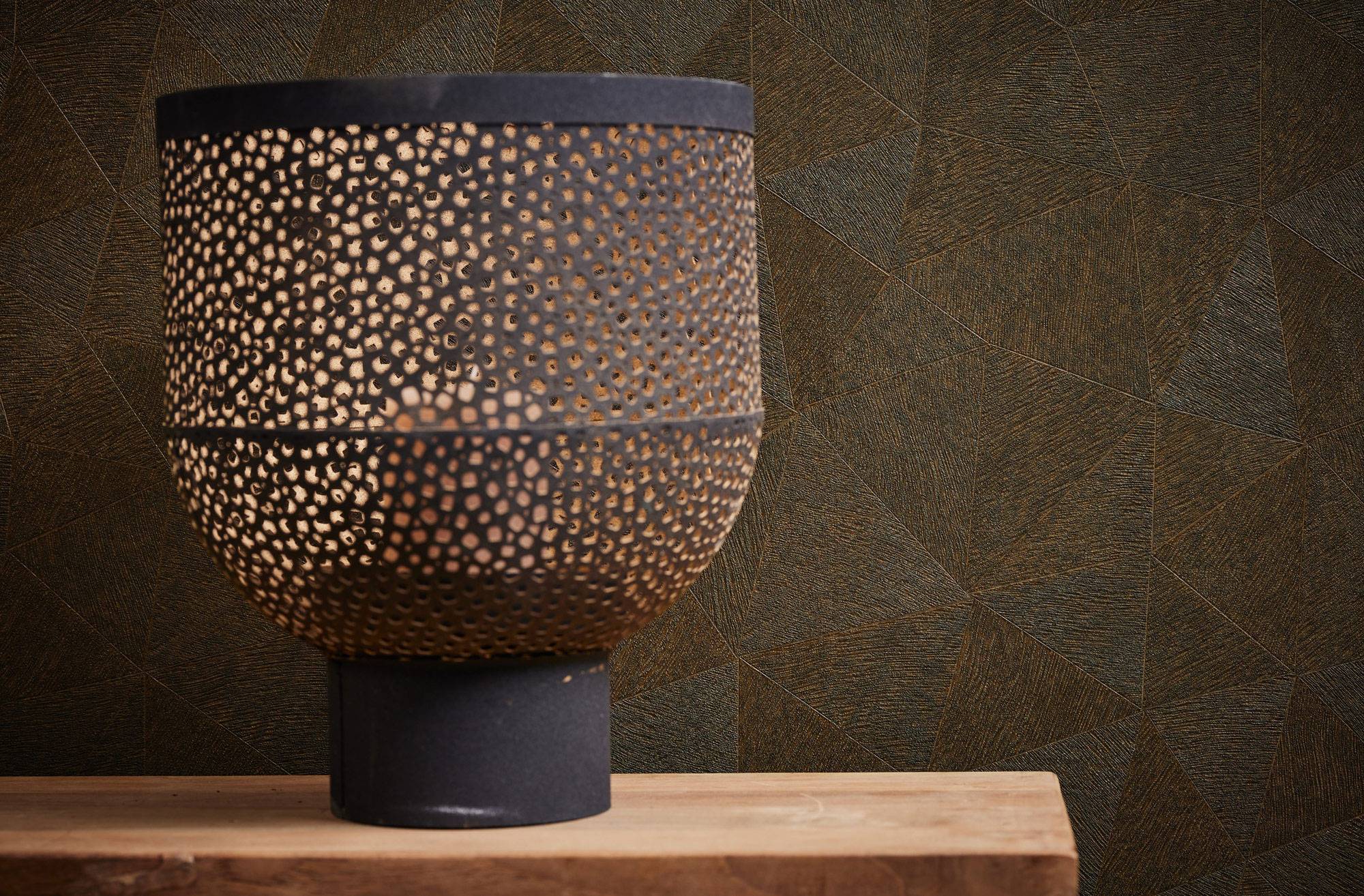 AS Vliestapete MS Travel Styles Strukturtapete Dunkelbraun 3