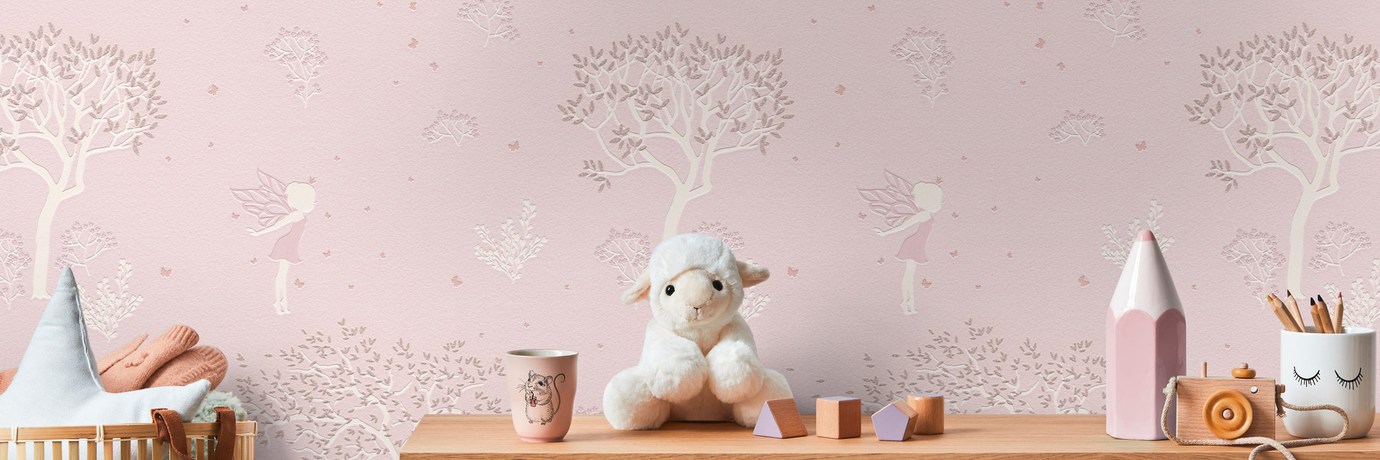 AS Vliestapete Kids Studio Kinderzimmertapete Rosa 792661