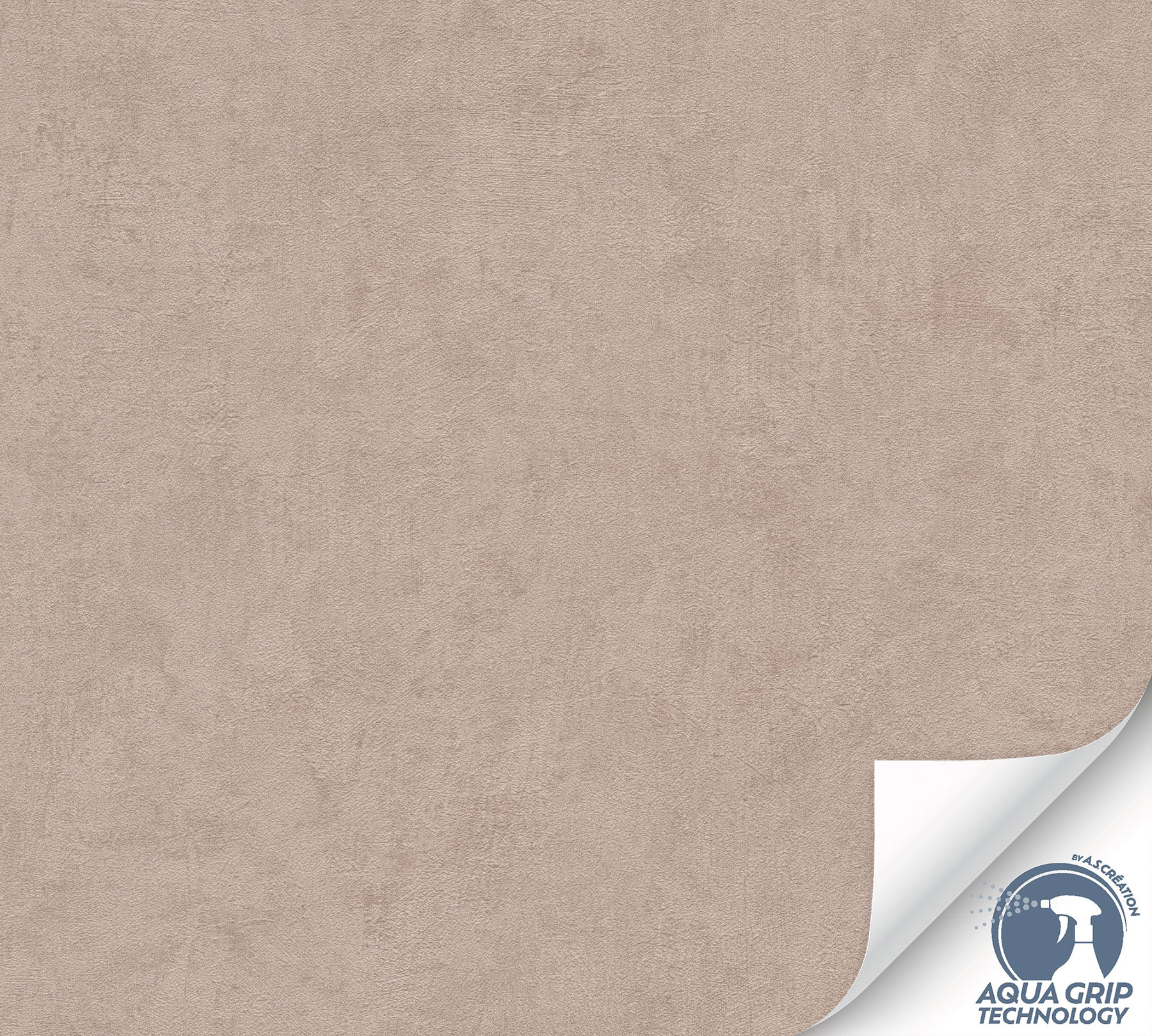 AS Vliestapete Cosiness Designdrop 2 Uni Braun 793157