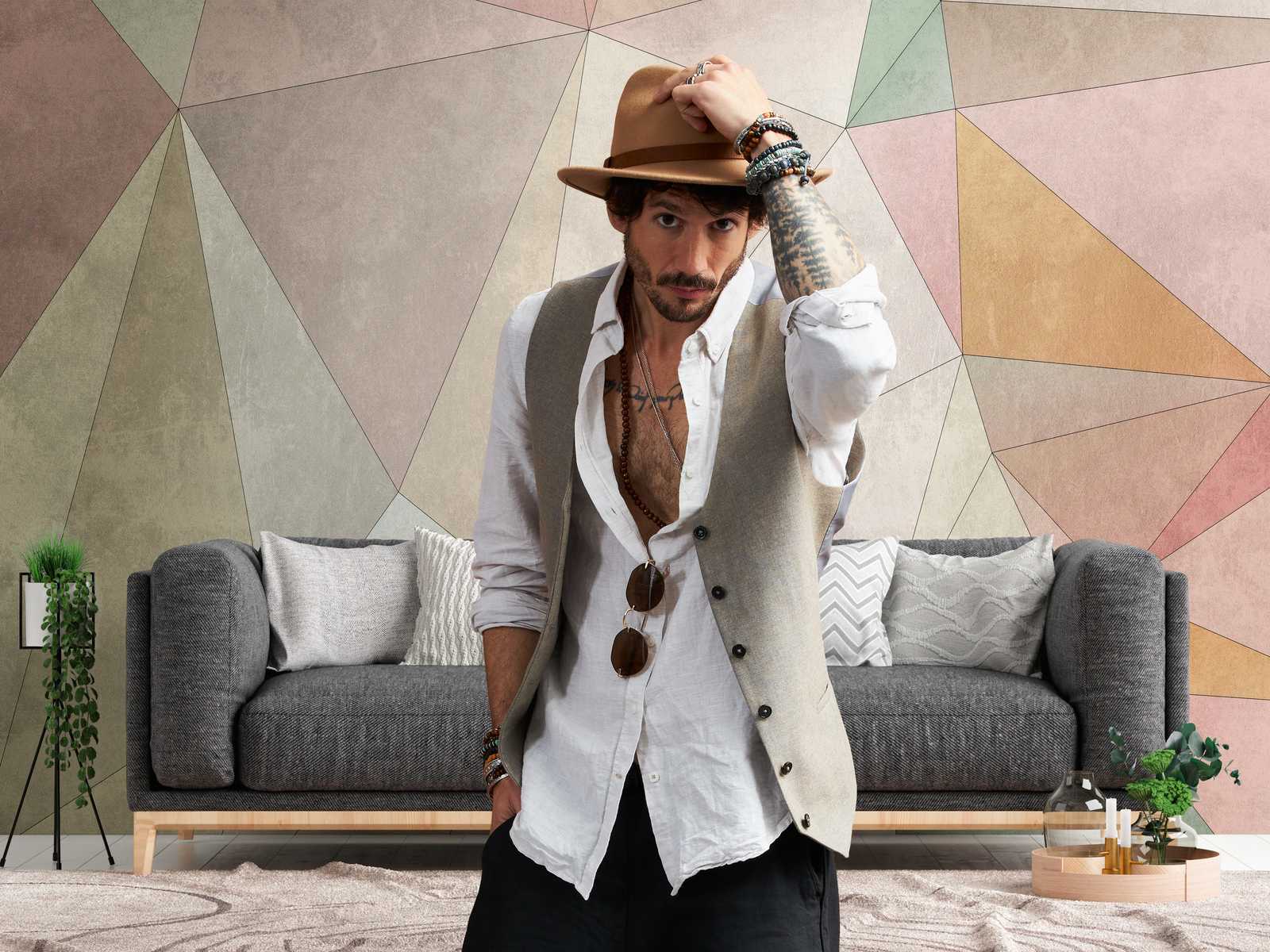 Livingwalls Vliestapete The Wall Geometrisch 382861