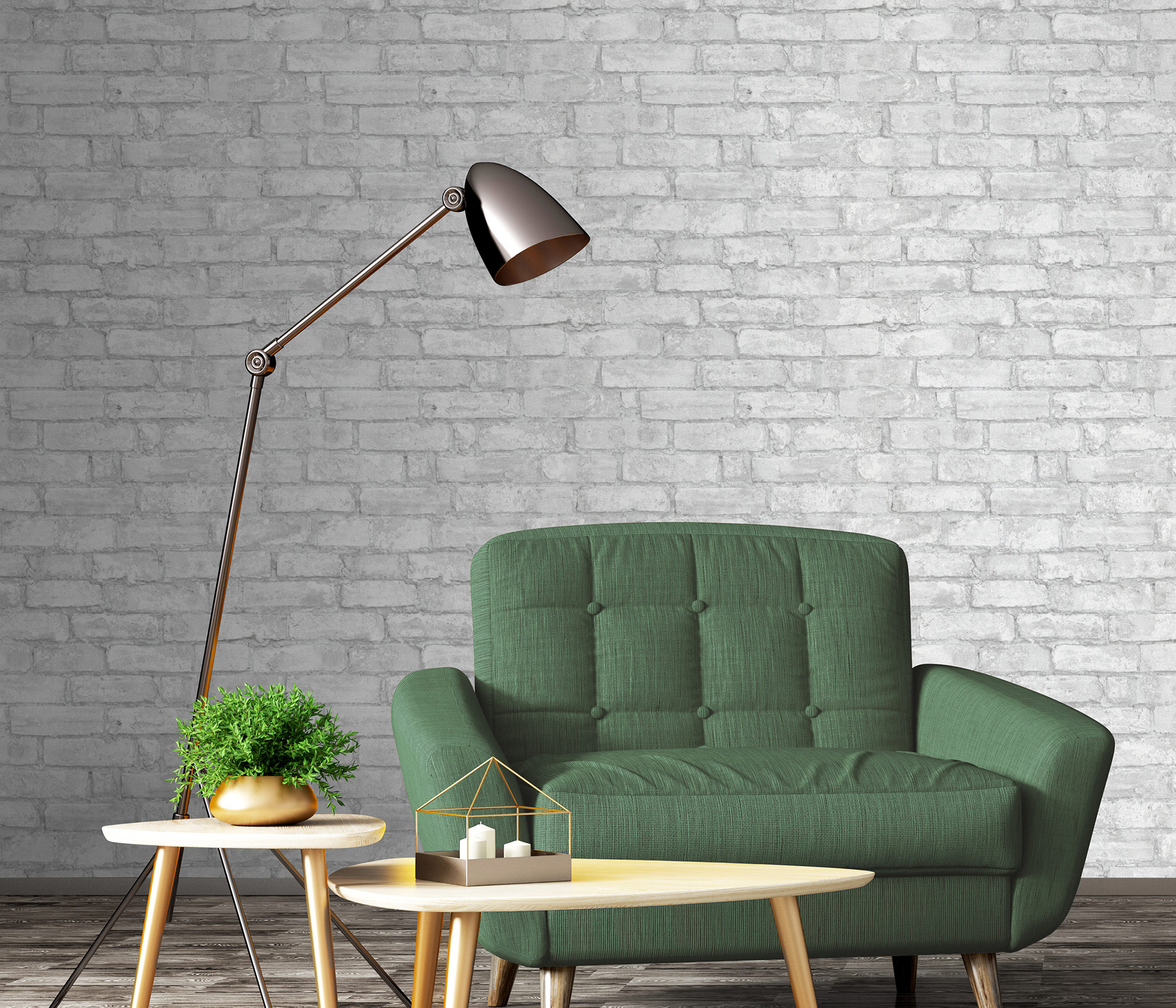 Erismann Vliestapete Imitations 2 grau Steinoptik 631810