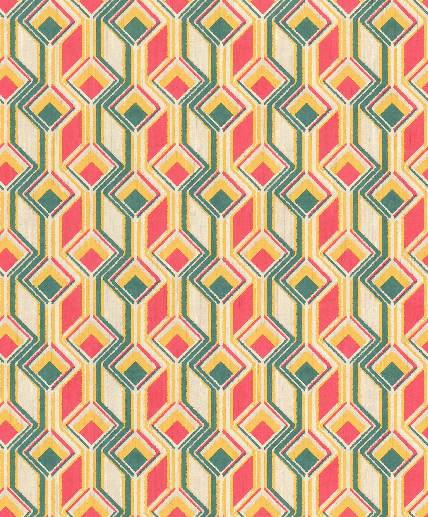 Rasch Vliestapete Indian Style Grafisch Rauten 746549