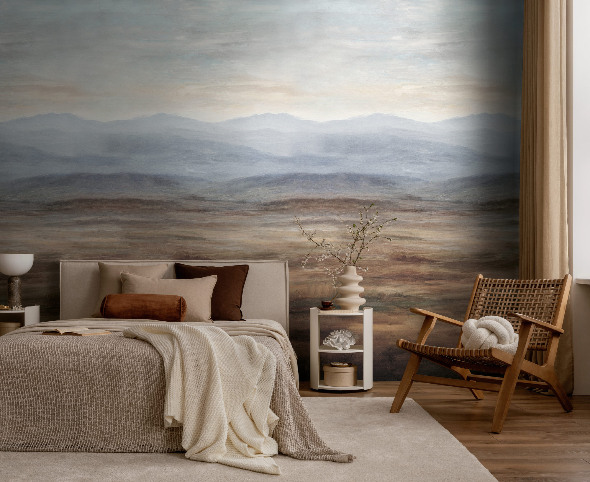 AS Fototapete The Wall 4 Abstrakt Blau 792486