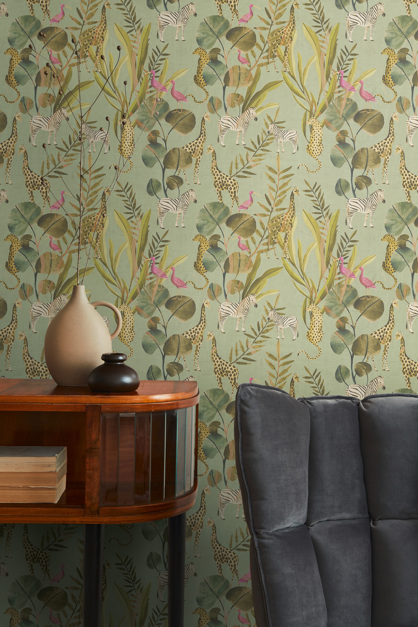 AS Vliestapete Anna d'Andrea Dschungel Grün 782181