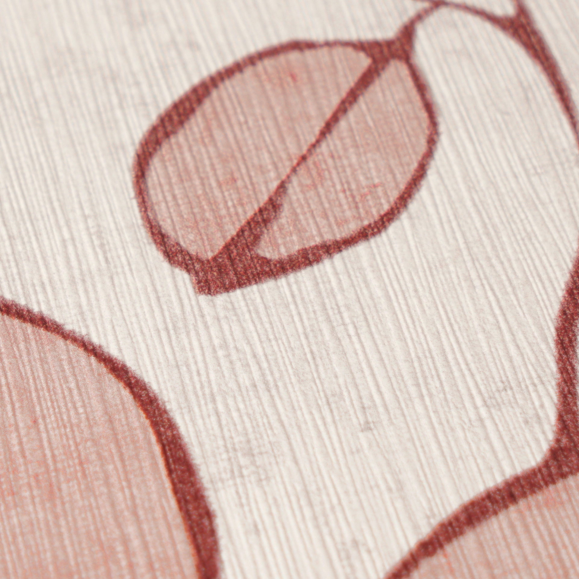 AS Vliestapete Nordic Feeling Blätter Rot 791482